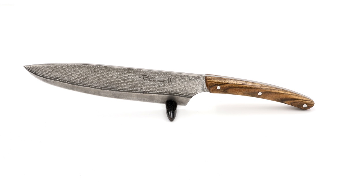Claude DOZORME Le Thiers Chef's knife 18 cm bocote wood VG10 damascus