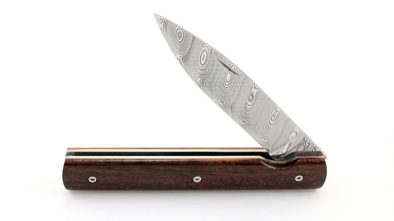 PERCEVAL Le Francais damascus amourette/snakewood