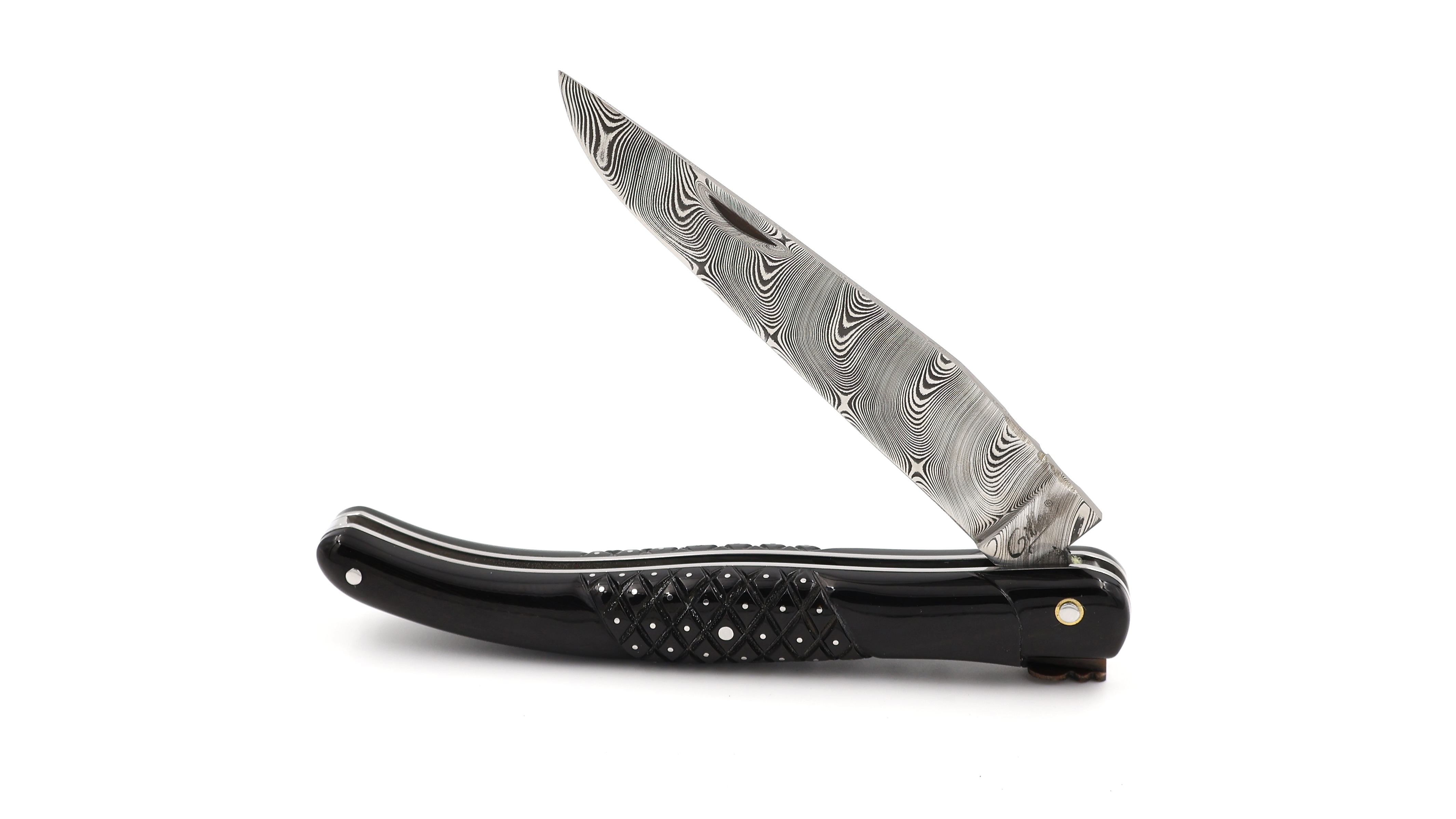 Fontenille Pataud Laguiole AIGUILLES (Needles) buffalo horn  12 cm