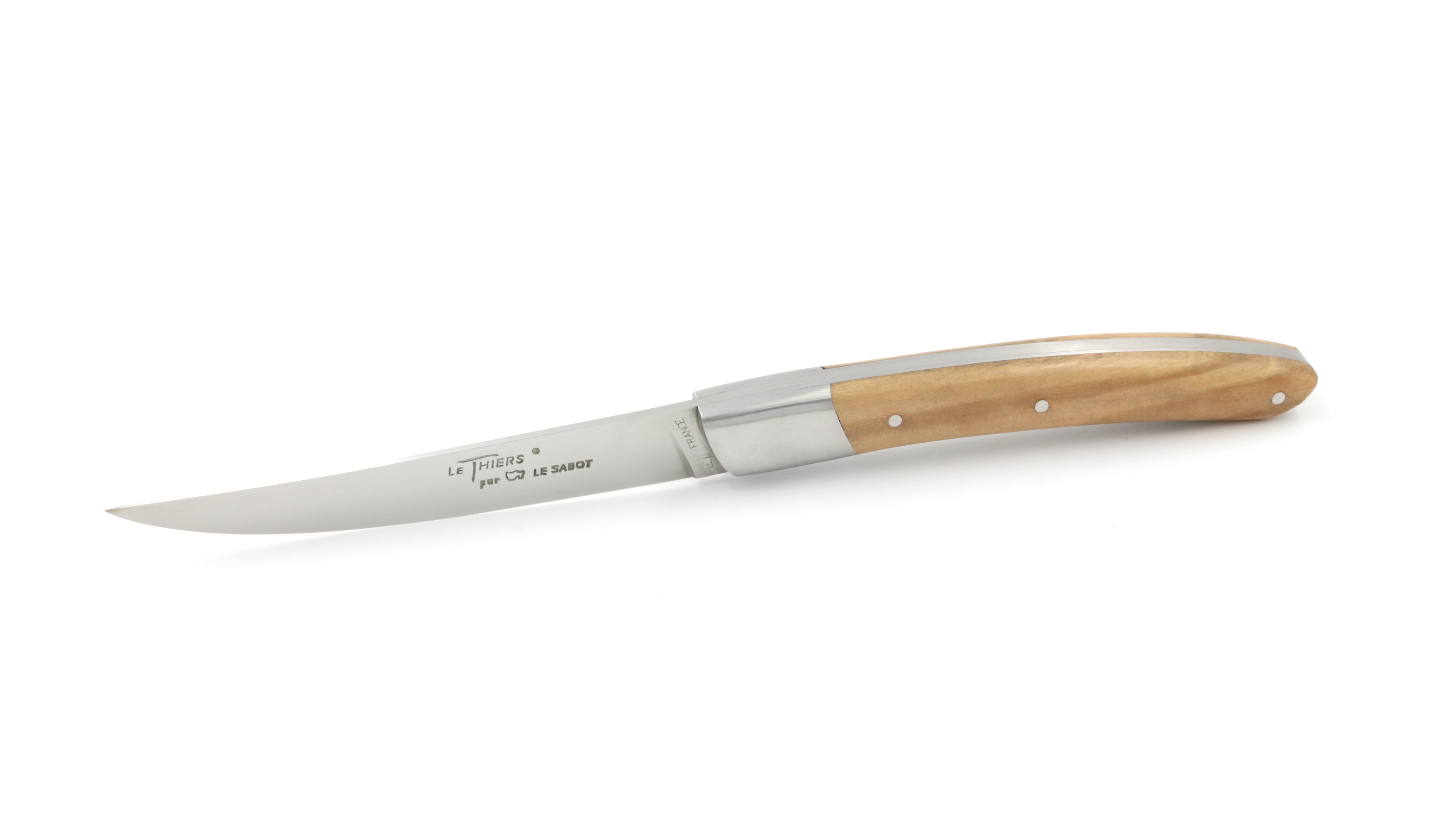 AU SABOT Le Thiers PRESTIGE Steakmesser gemischte Hölzer Set 4-teilig