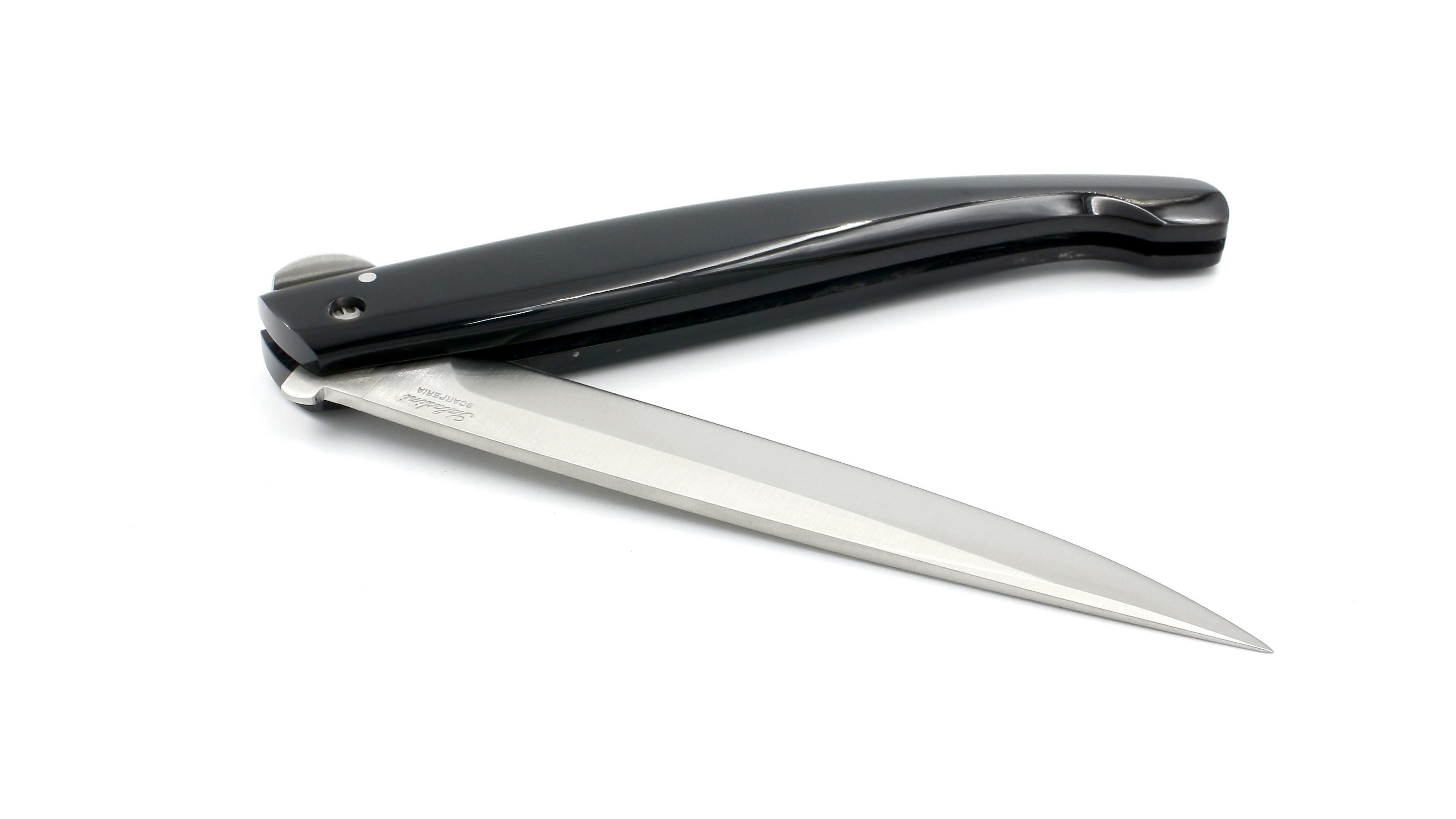 Saladini knife SARACCA romagnola 31 buffalo horn