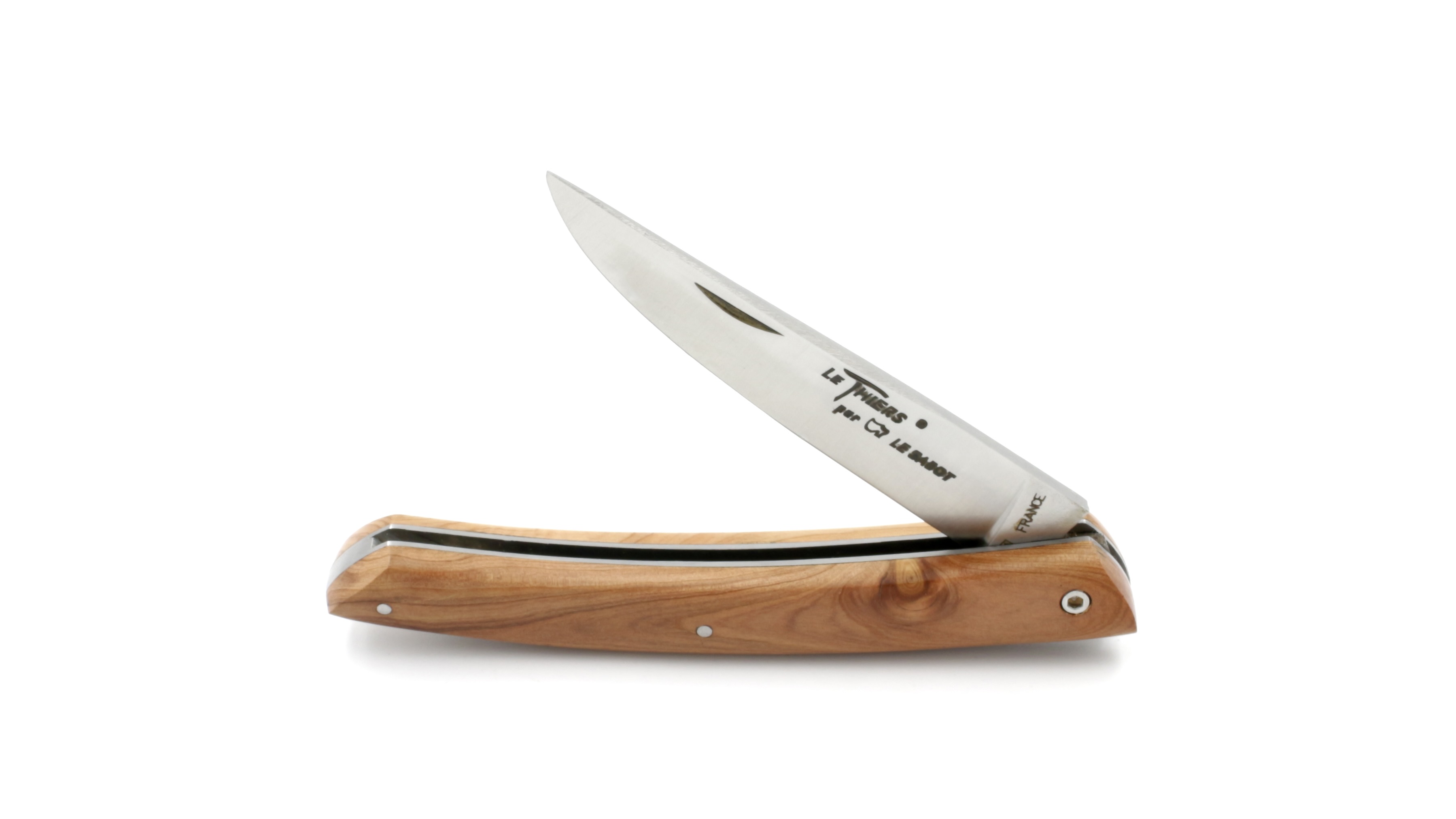 AU SABOT THIERS knife 12 cm juniper wood