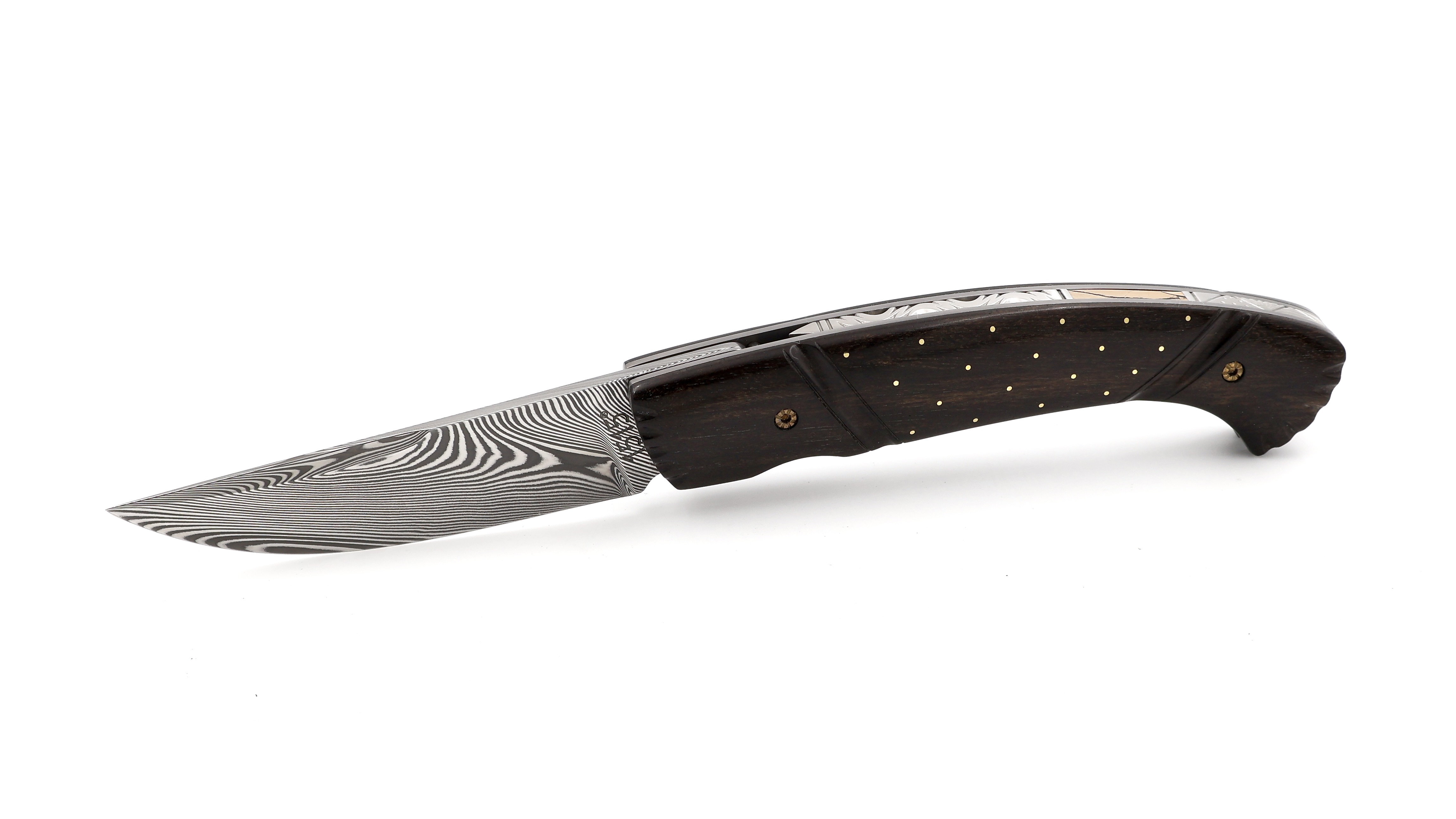 MANU LAPLACE 1515 NEW INUIT CLOUTÉ ebony damascus