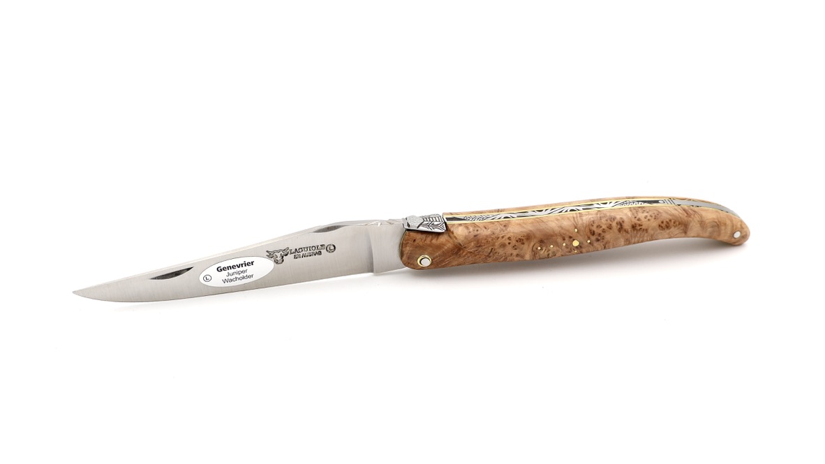 Laguiole en Aubrac Meisterstück Wacholder-Wurzelholz 12 cm   