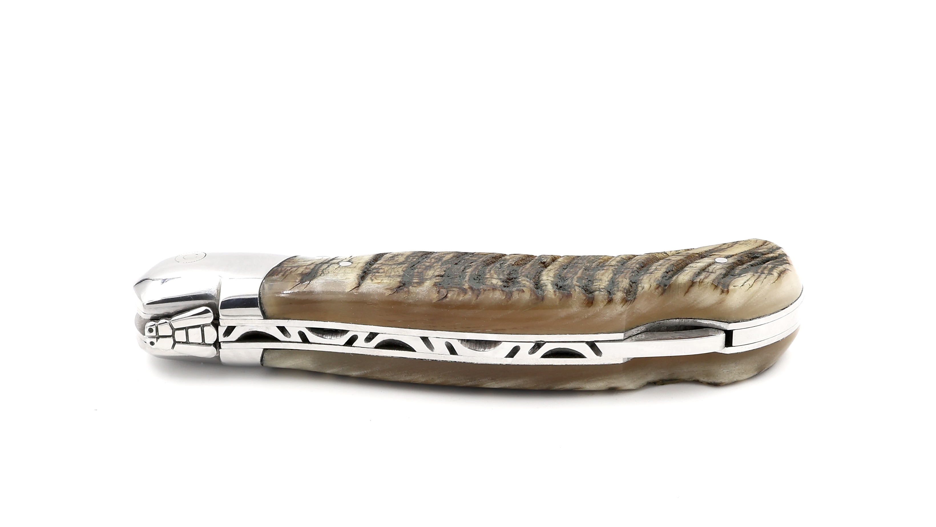 ARBALETE G. David  Laguiole Jagdmesser NATURE Widderhorn poliert 12 cm