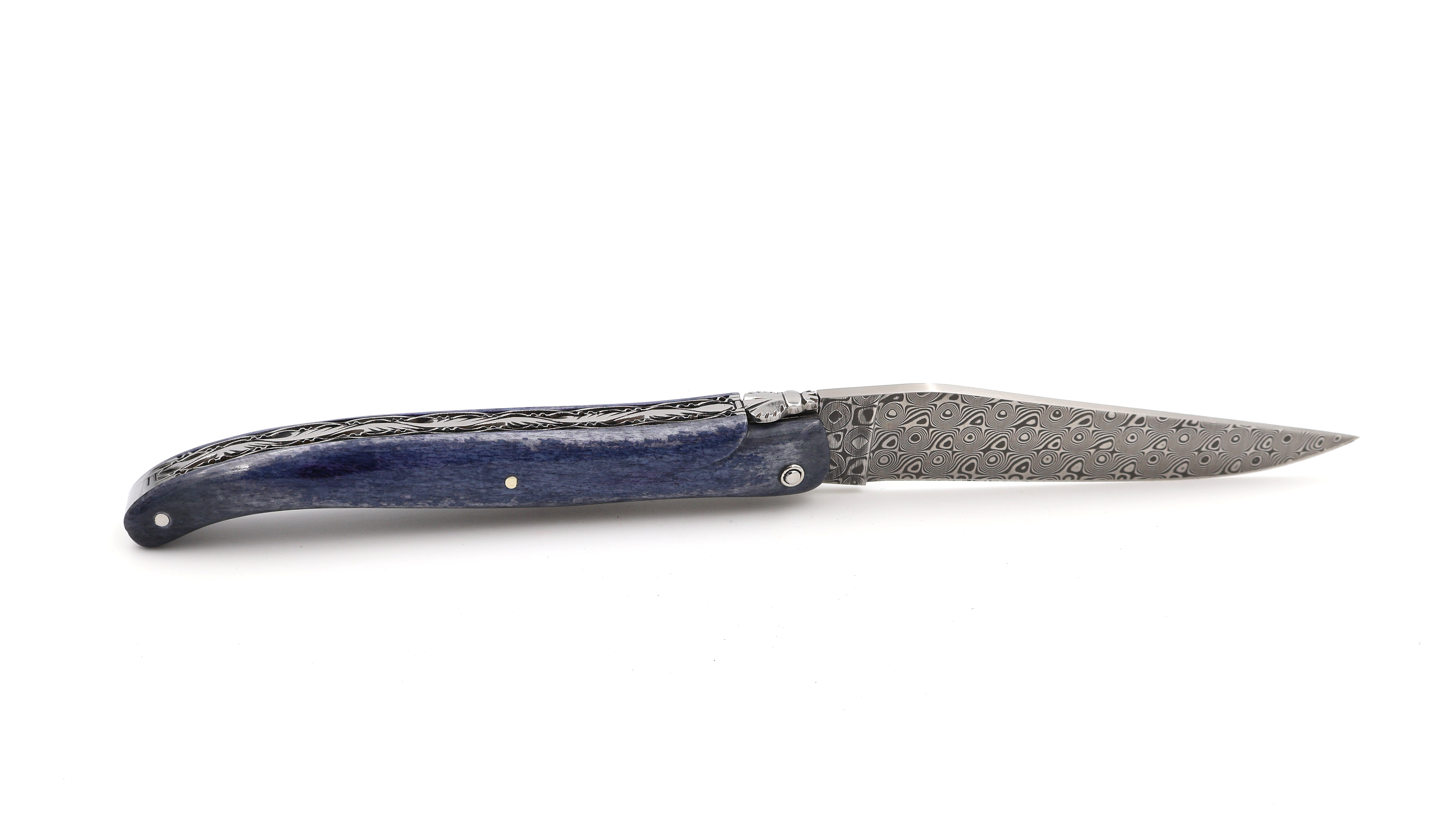 Laguiole en Aubrac DSC® Rosendamast Kamelknochen massiv Doppelplatine 12 cm
