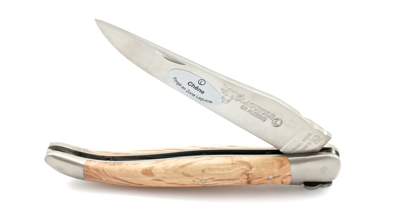 Laguiole en Aubrac grüne Eiche 12 cm
