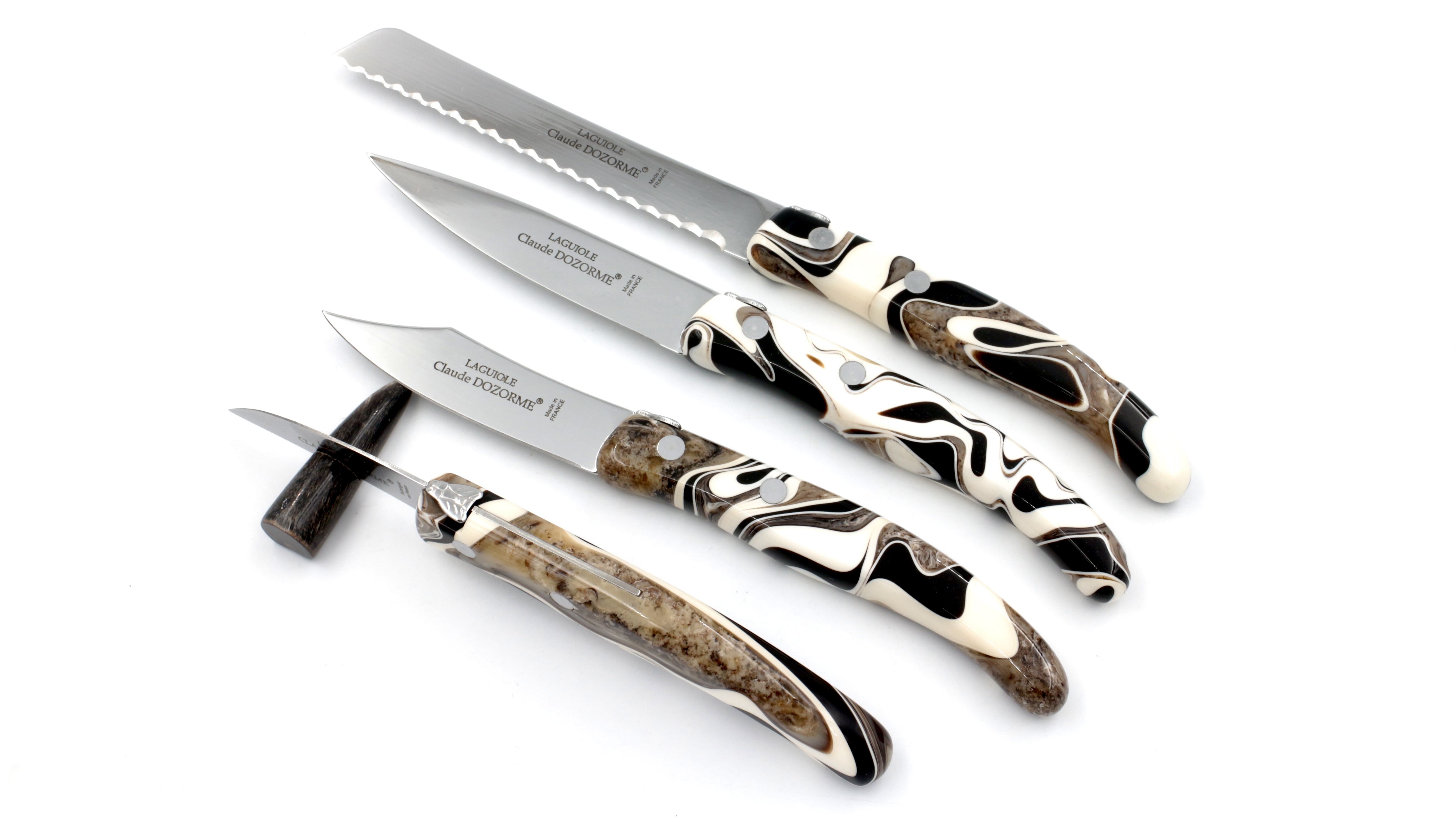 Claude DOZORME BERLINGOT kleines Küchenmesser Set 4-tlg. 