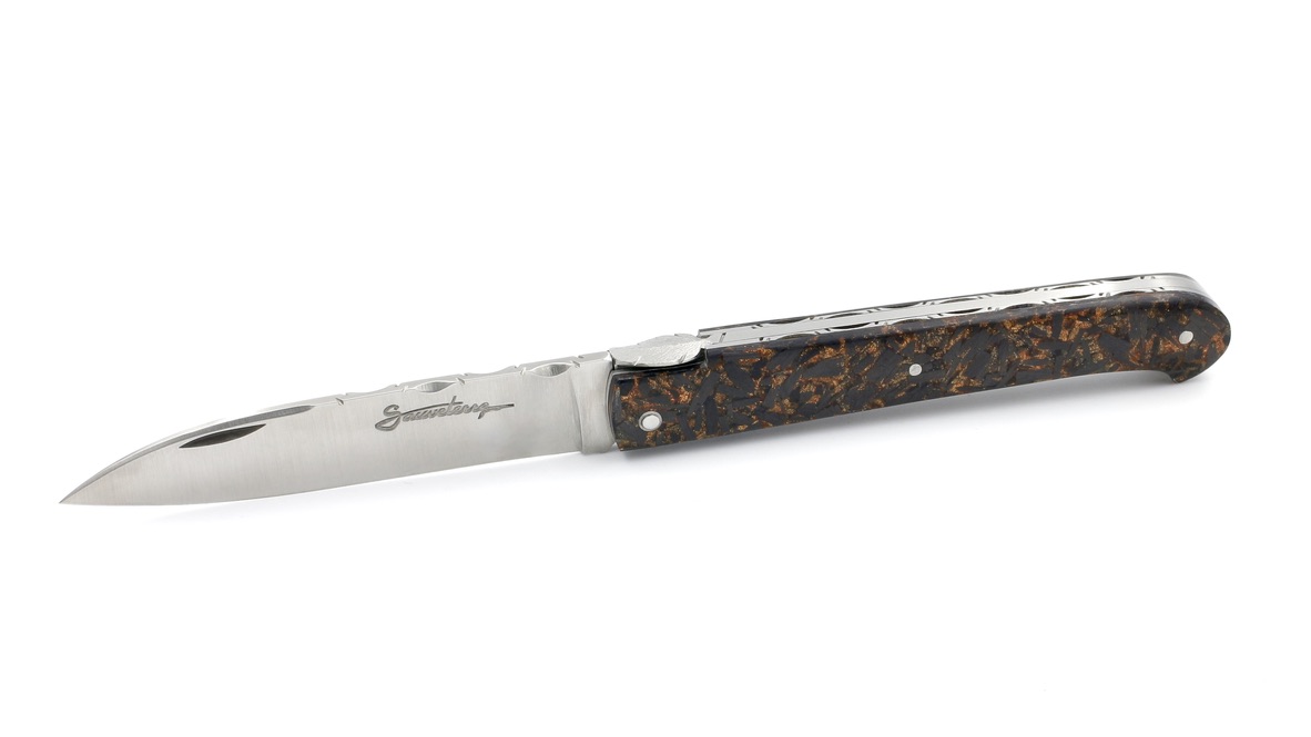 Sauveterre knife DARK MATTER copper