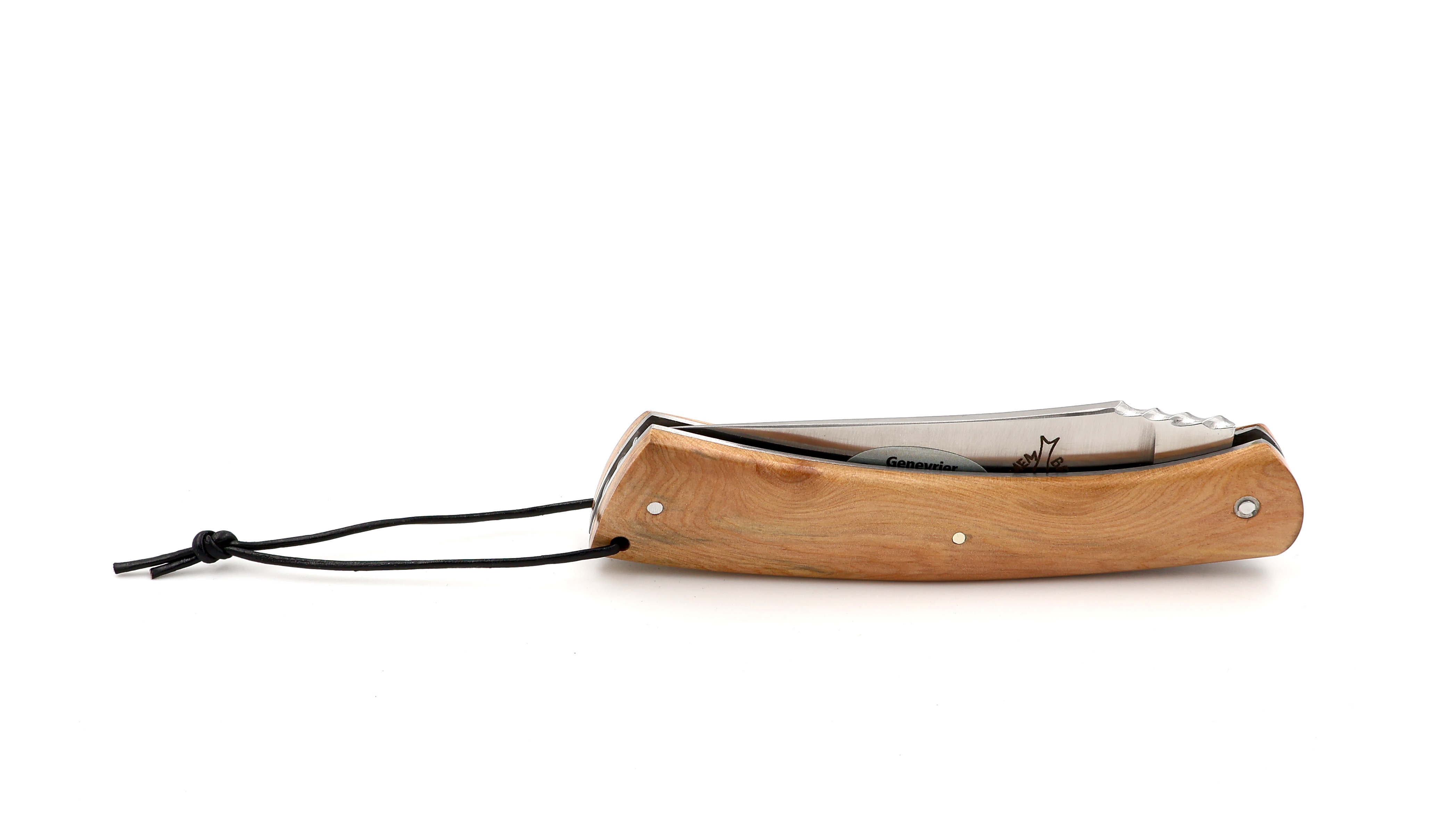 Laguiole en Aubrac CAMEMBERT knife juniper spiral spring