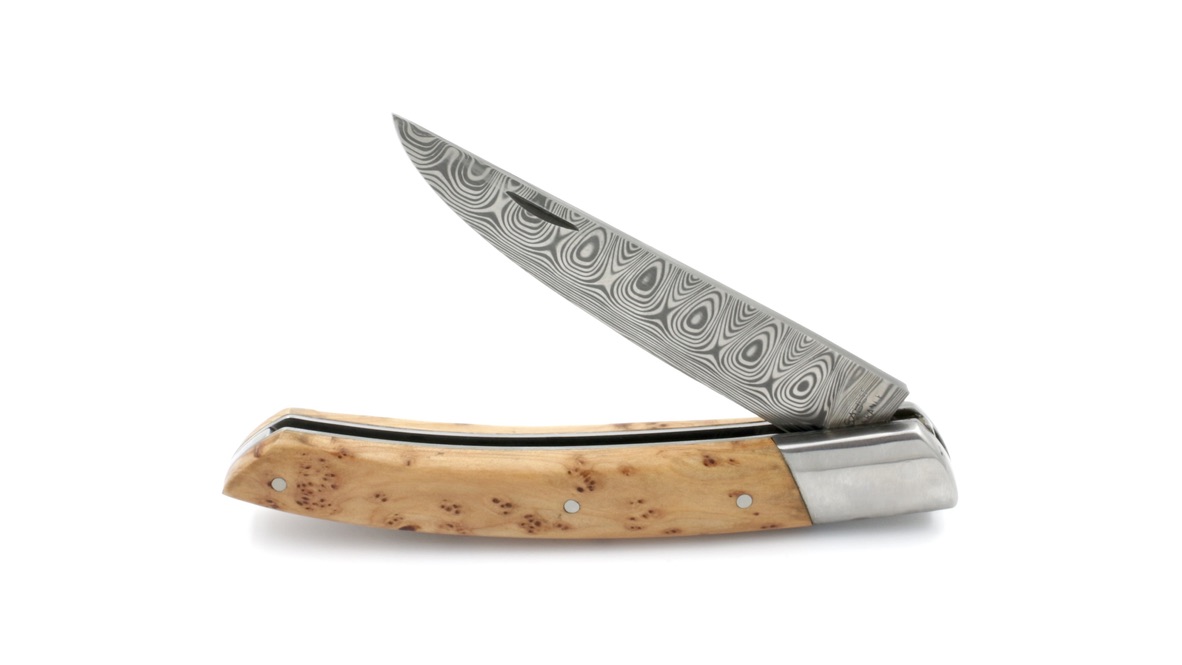 AU SABOT THIERS knife juniper with damscus blade