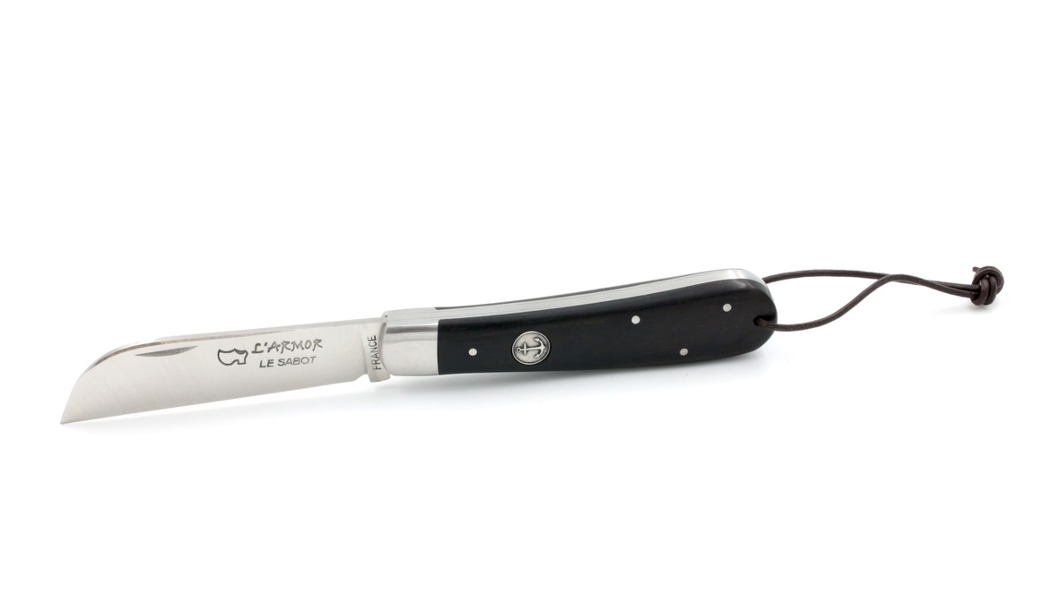 AU SABOT L'ARMOR ebony wood with Mèdalon sea anchor