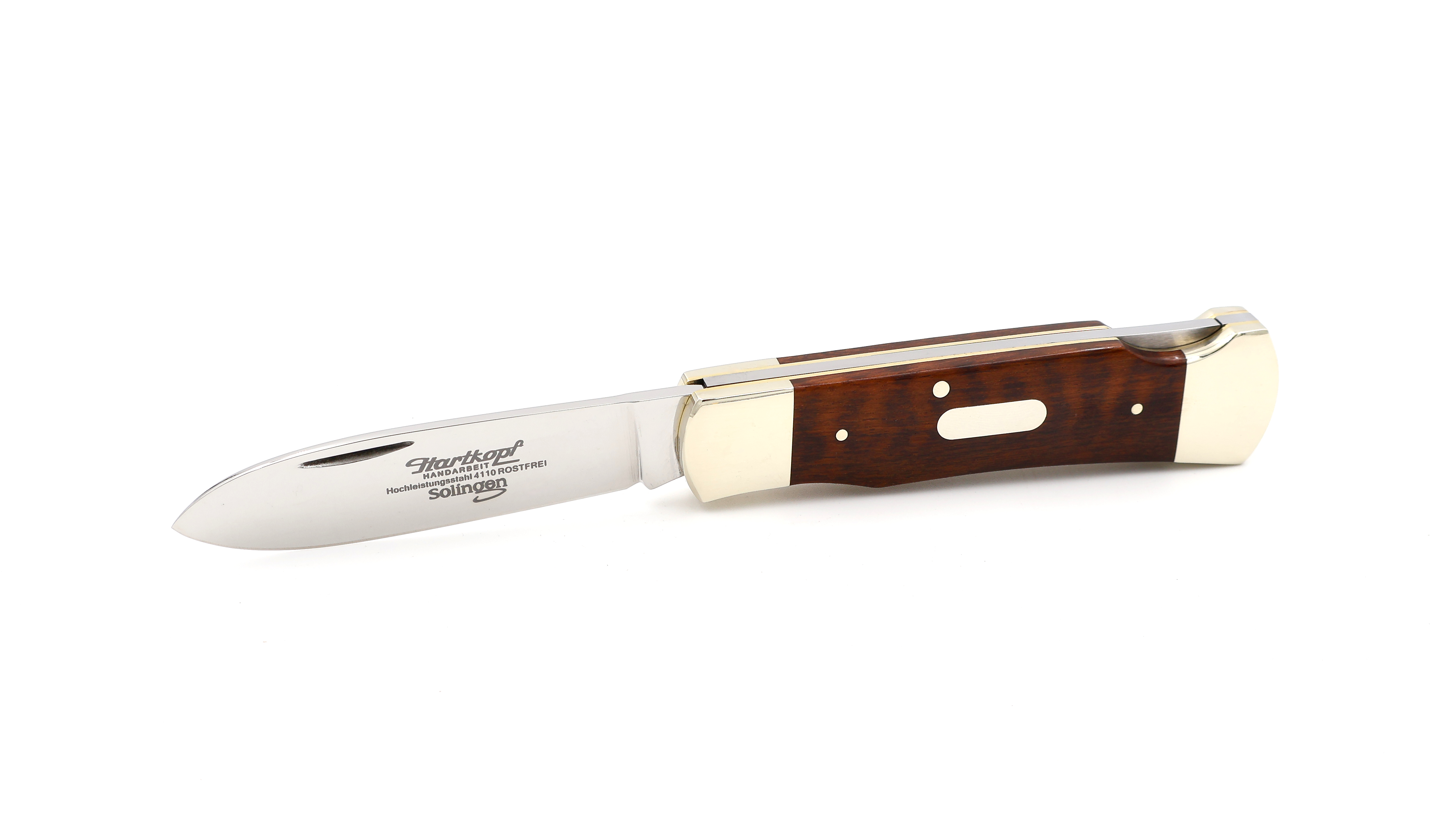 Hartkopf Solingen pocketknife snake wood