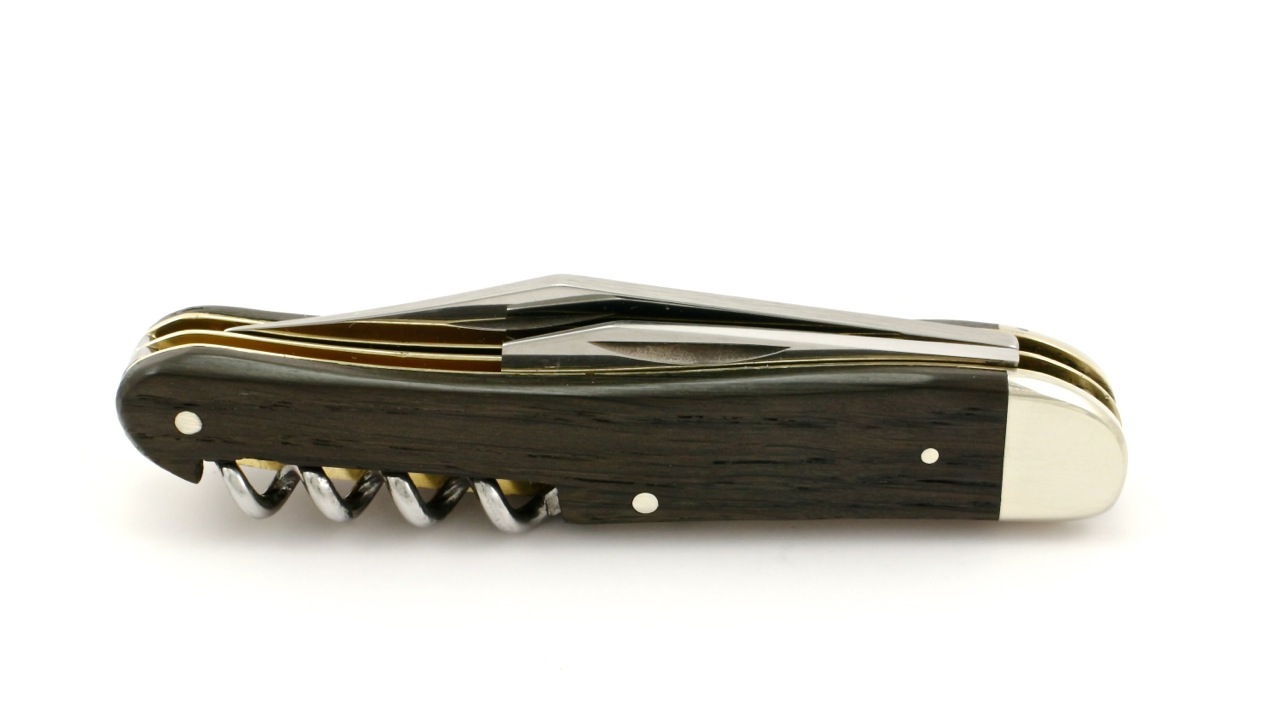 Robert Klaas classic line knife bog oak and cap lifter