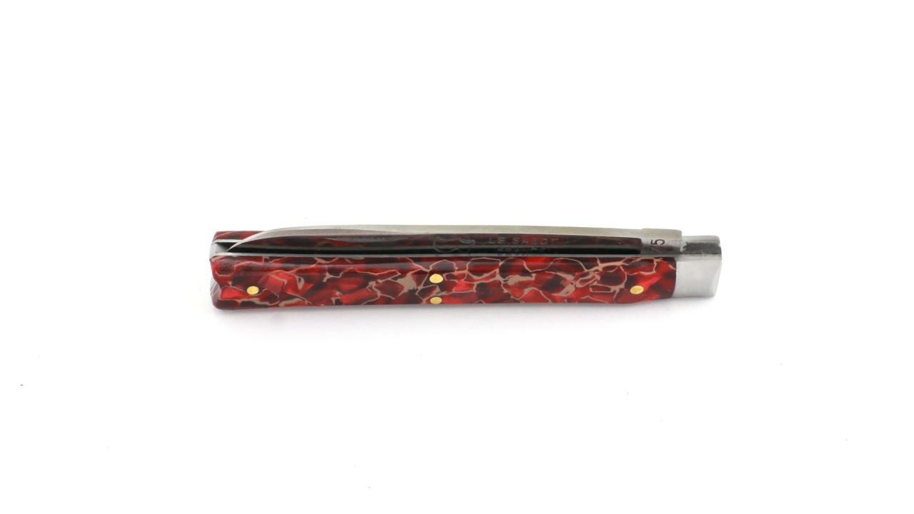 AU SABOT Queue de Poisson Rhodoïd red
