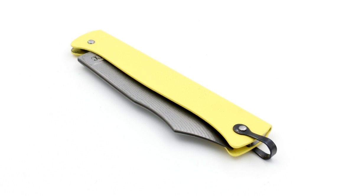 Cognet DOUK-DOUK Messer 11 cm zitrone Sonderserie TAKEFU VG10 Damastklinge
