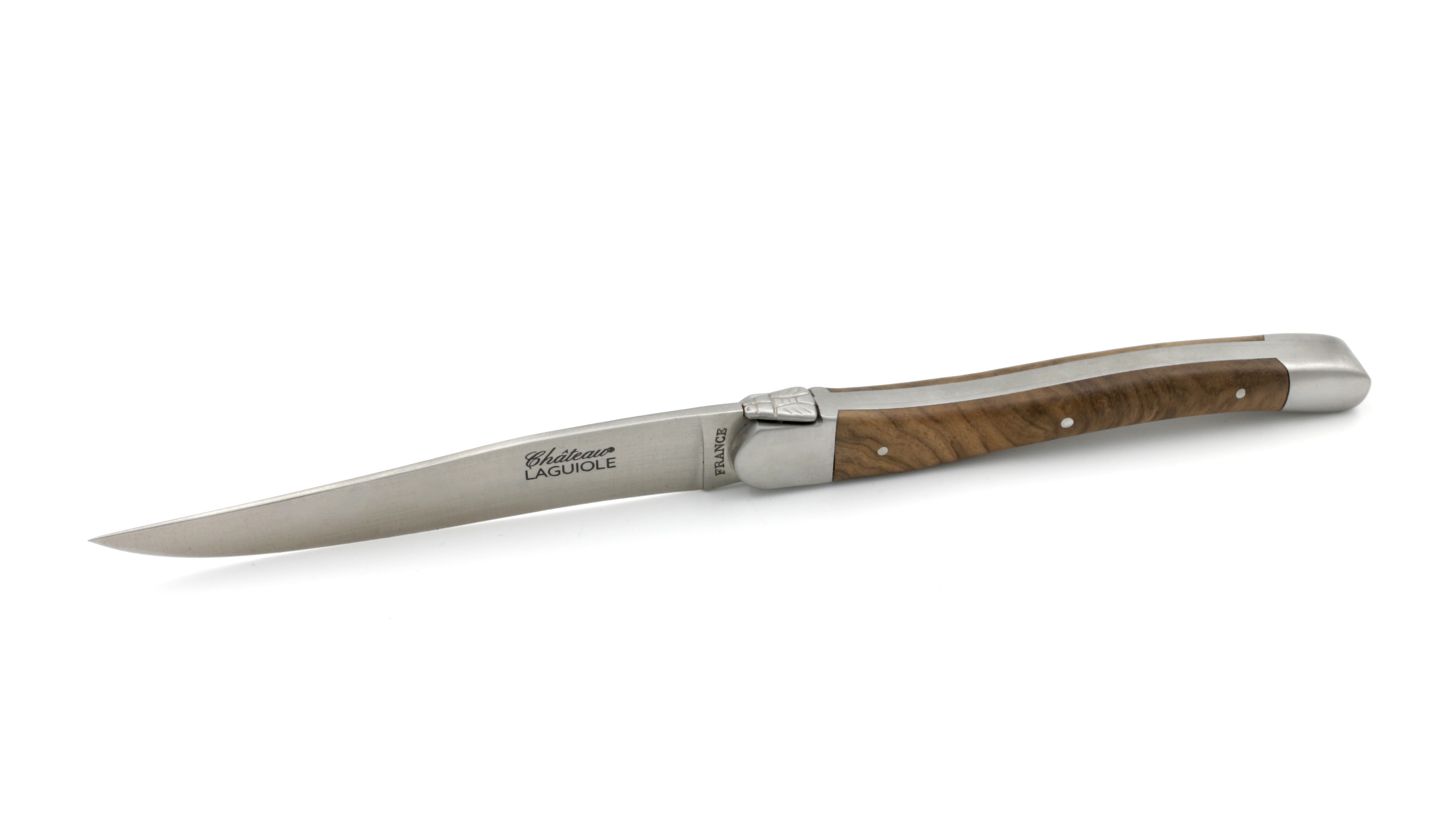 Château Laguiole Signature Steakknives walnut set of two