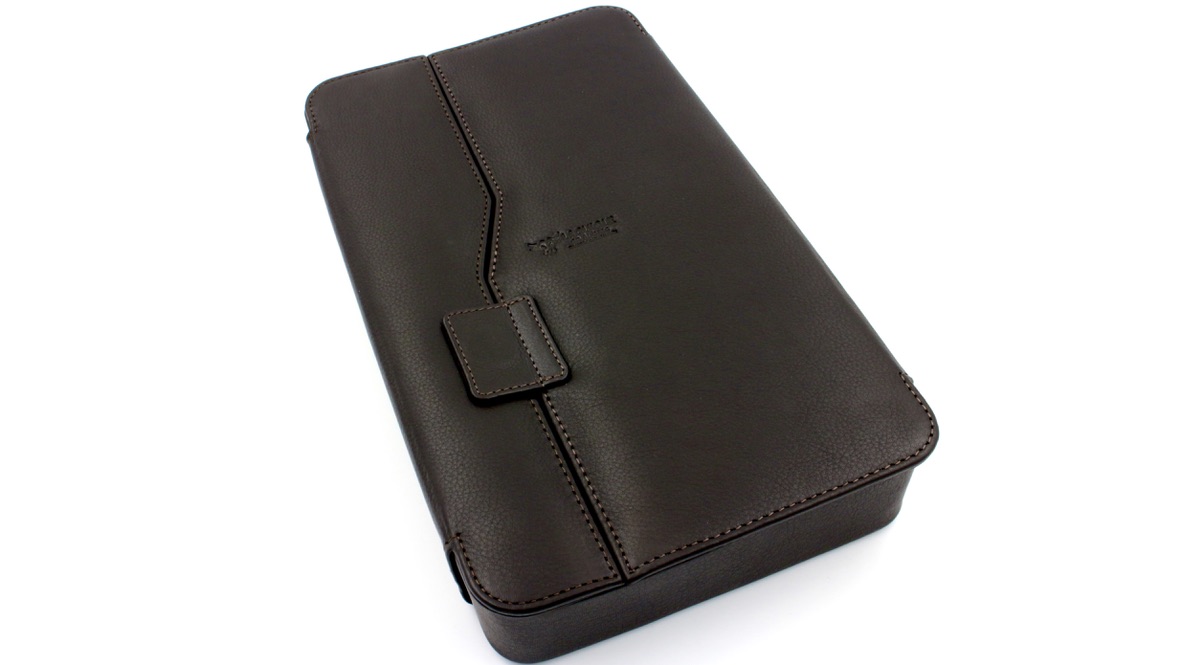 Laguiole en Aubrac leather box for 12 foldingknives