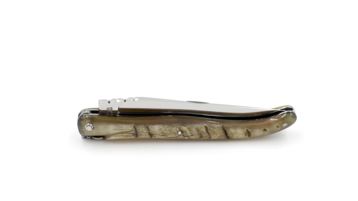 Laguiole en Aubrac ramhorn crust full handle 12 cm