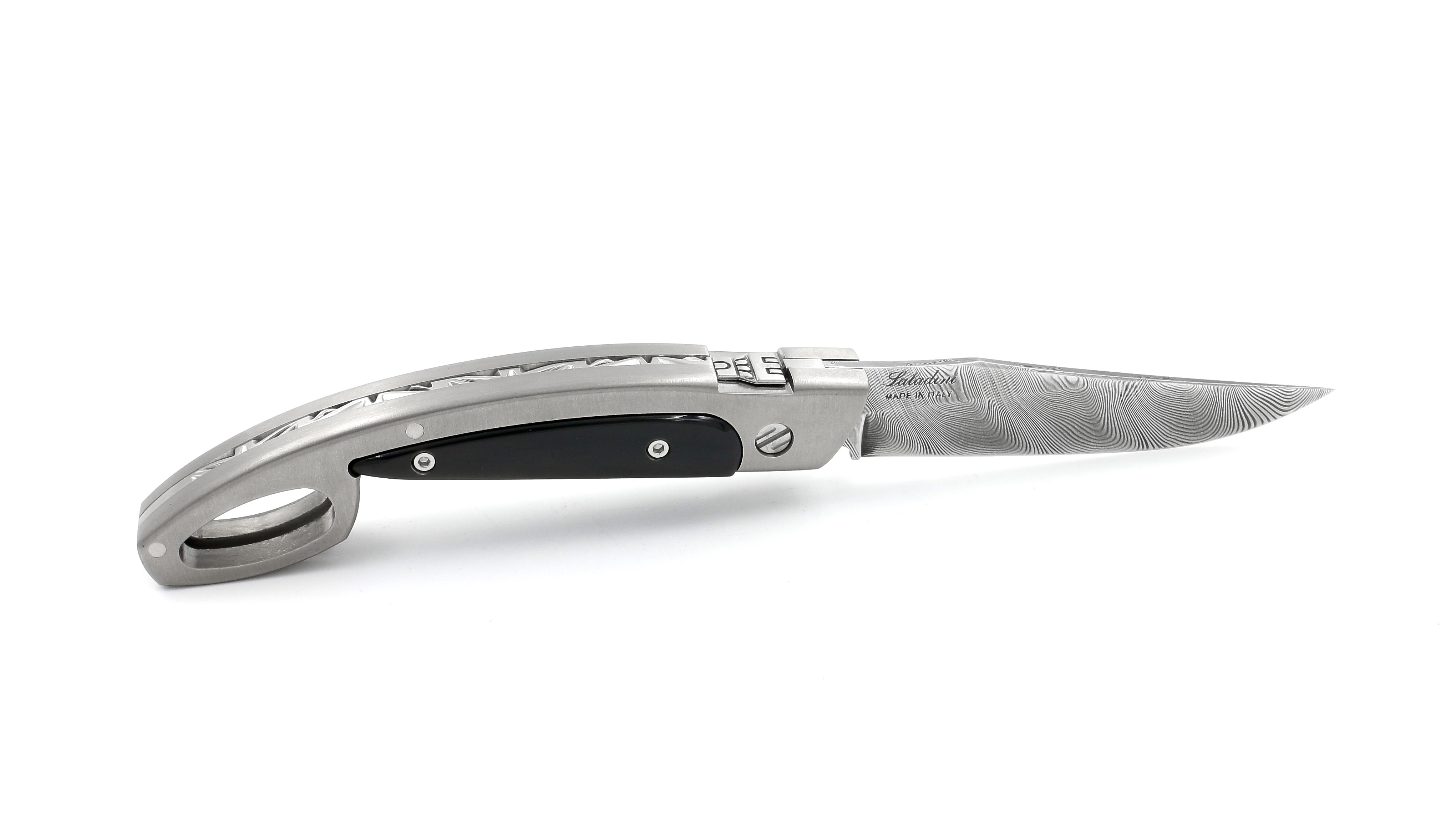 Saladini knife SCARPERIESE titan buffalo horn