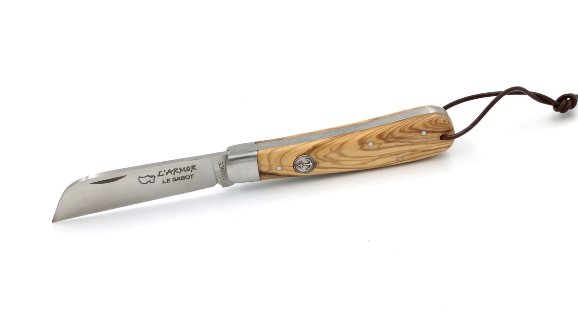 AU SABOT L'ARMOR olive wood with Mèdalon 