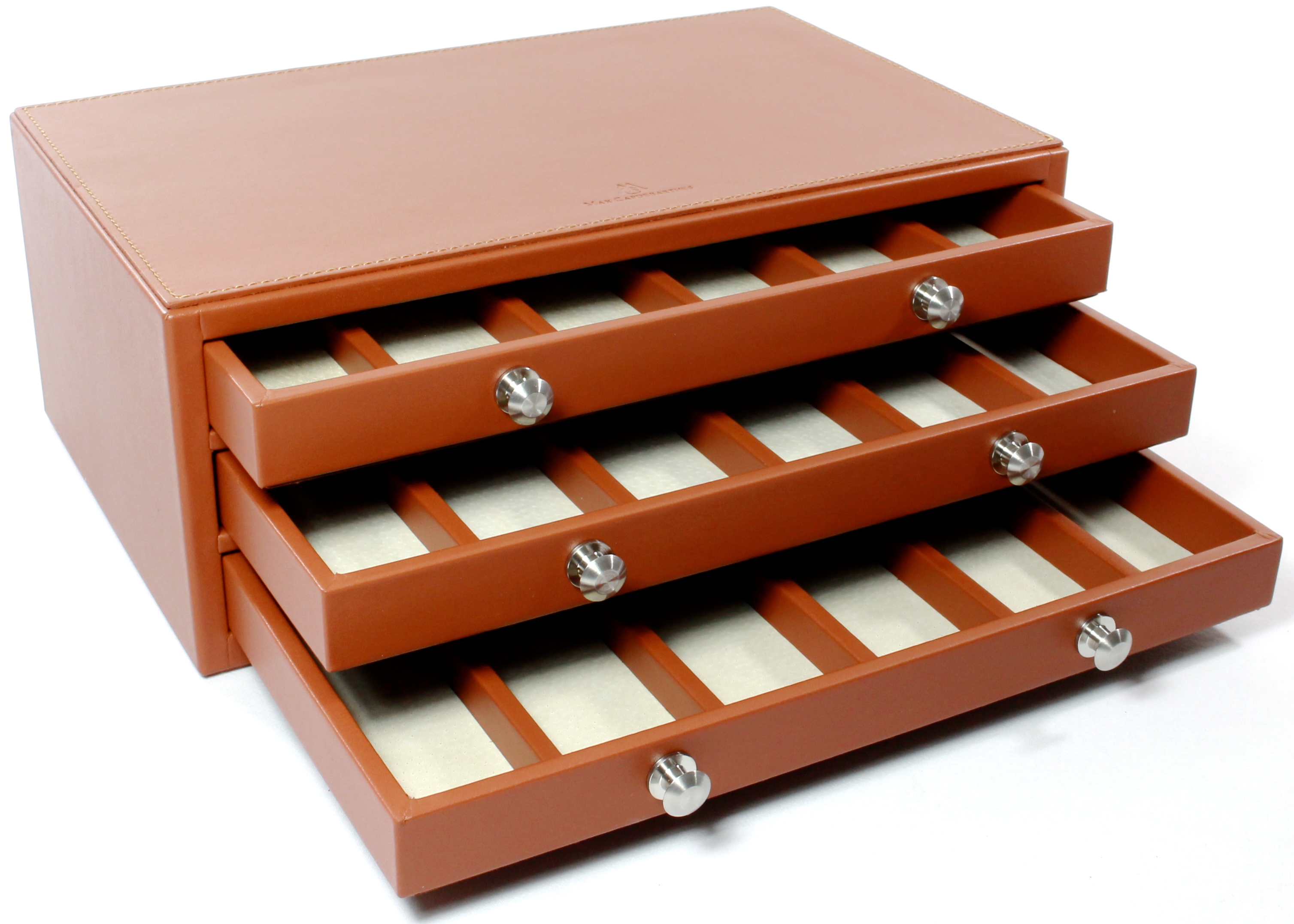 MAX CAPDEBARTHES leather casket for collectors 18 knives
