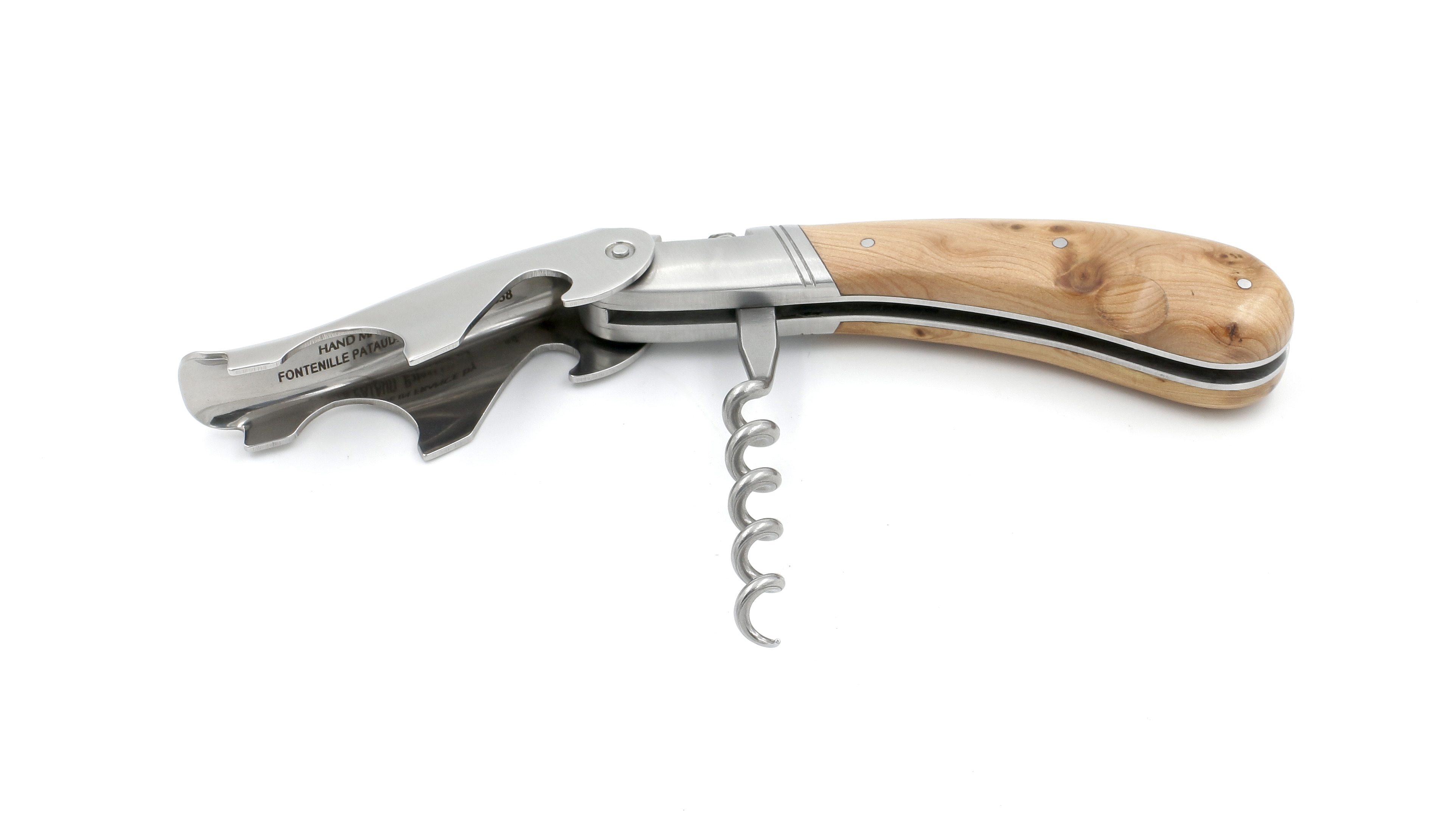 Fontenille Pataud Laguiole MAGNUM Sommelier knife juniper wood