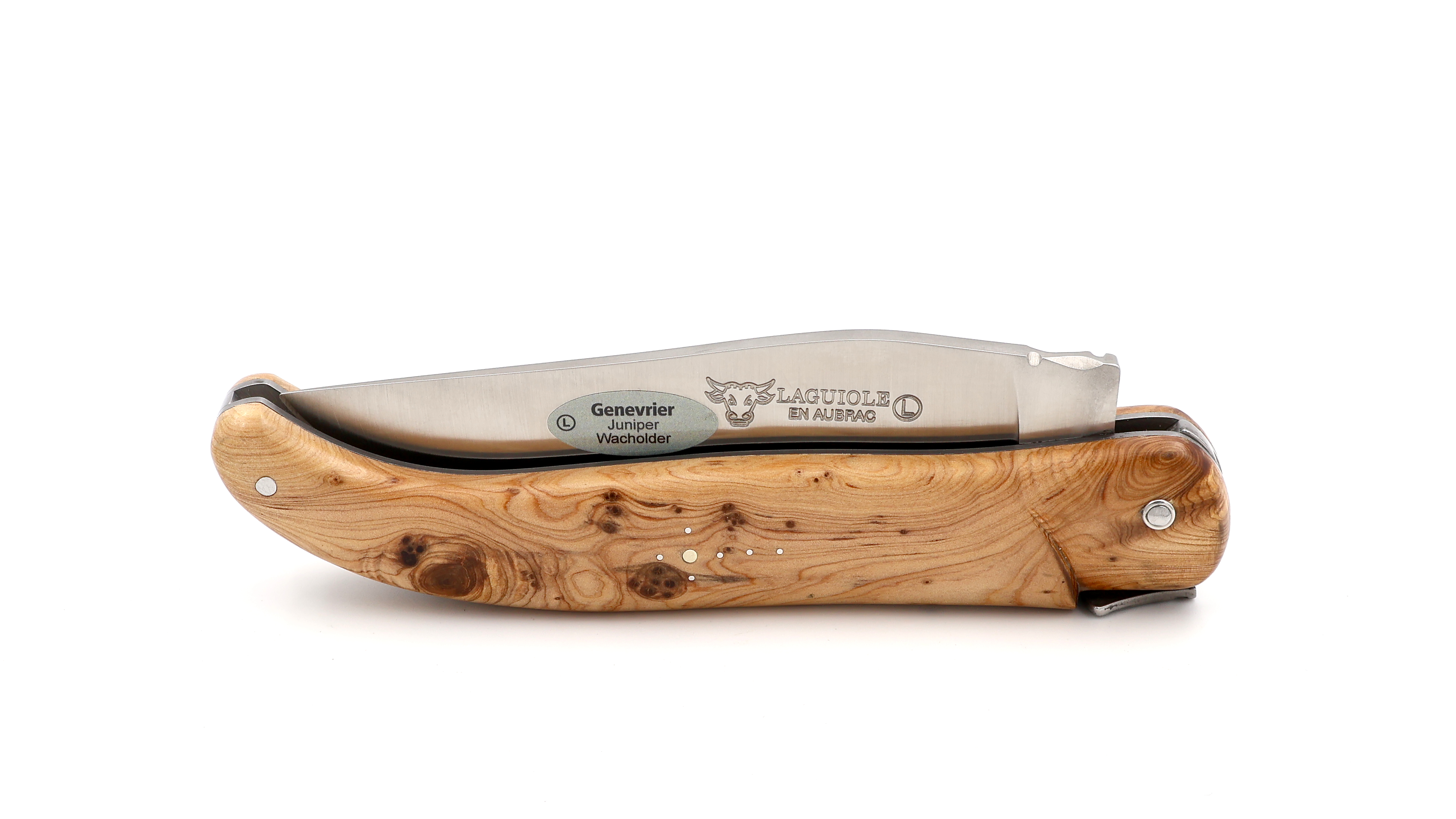 Laguiole en Aubrac Laguiole hunting knife 14 cm juniper wood
