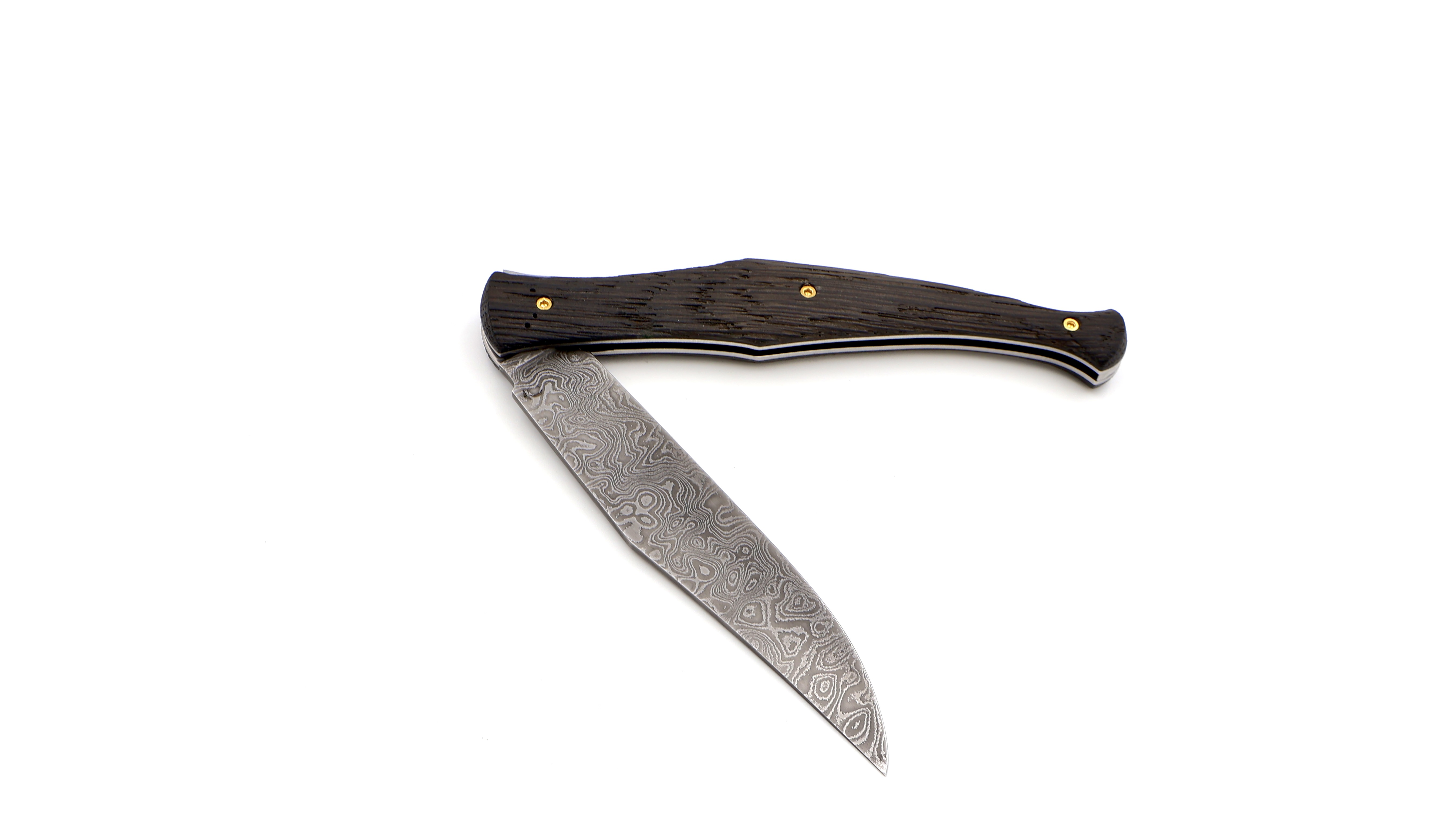 Atelier Odae Le PASSAGER carbonfiber damascus blade