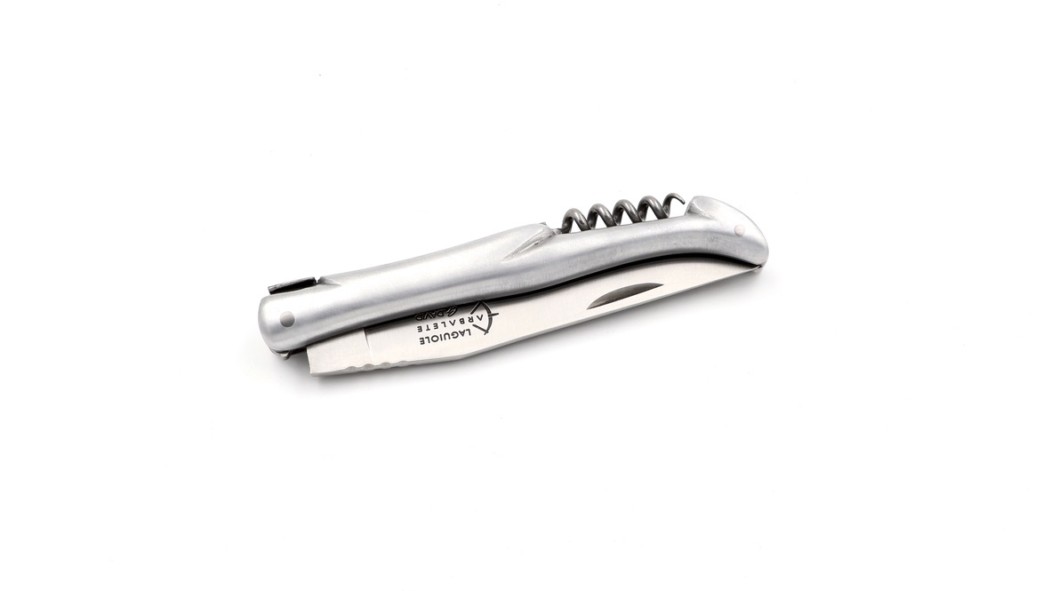 ARBALETE G. David  Laguiole knife aluminium 12 cm
