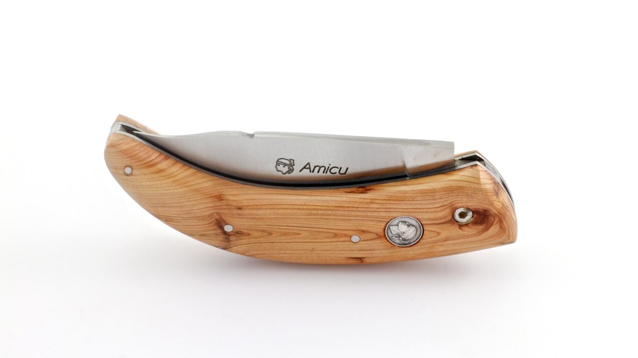 Amicu-Wacholder-3 AU SABOT AMICU corsican shepherd knife juniper 11 cm