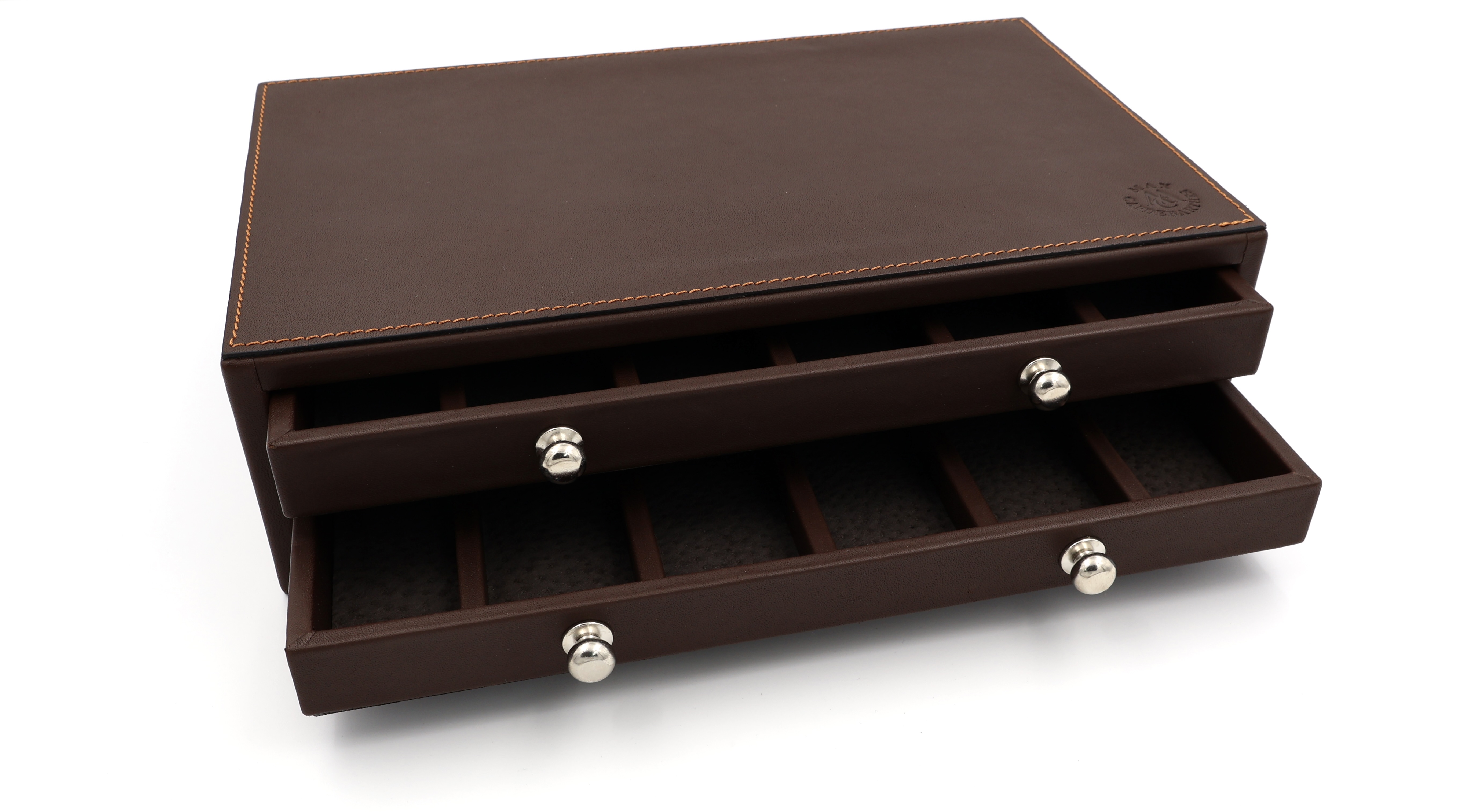 MAX CAPDEBARTHES leather casket for collectors 12 knives