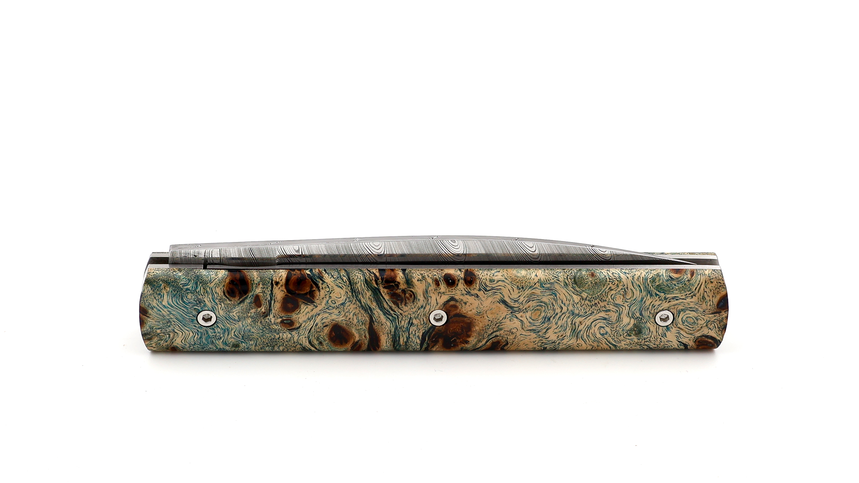 PERCEVAL Le Francais special edition damascus poplar burlwood