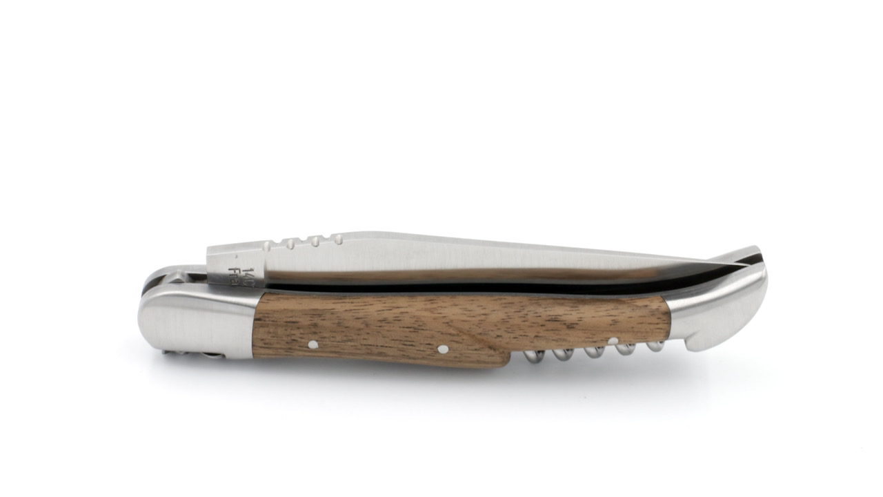 Honoré Durand Laguiole knife Prestige walnut corkscrew 12 cm mat