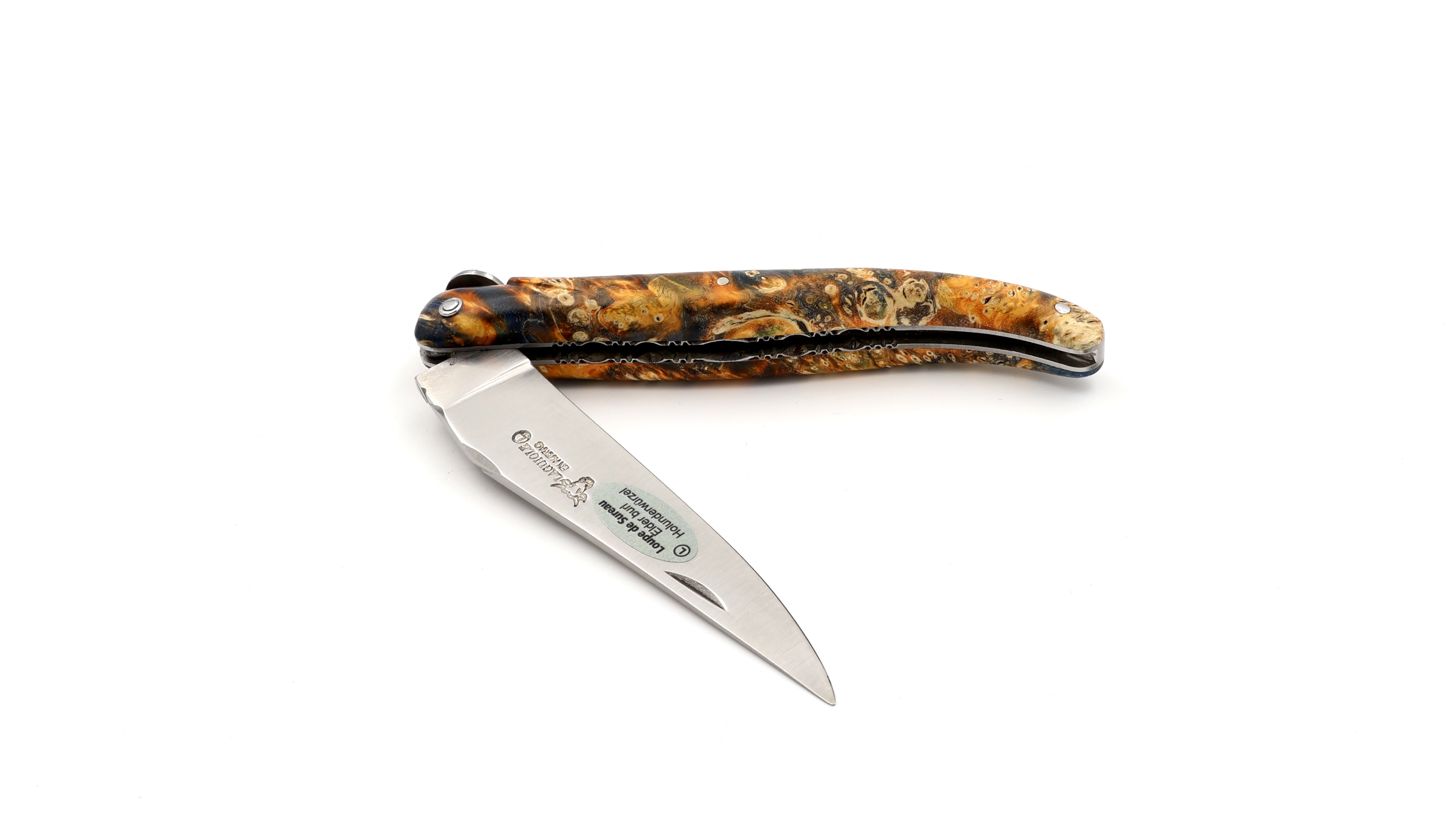 Laguiole en Aubrac Laguiole elder burl with EARTH bee 12 cm