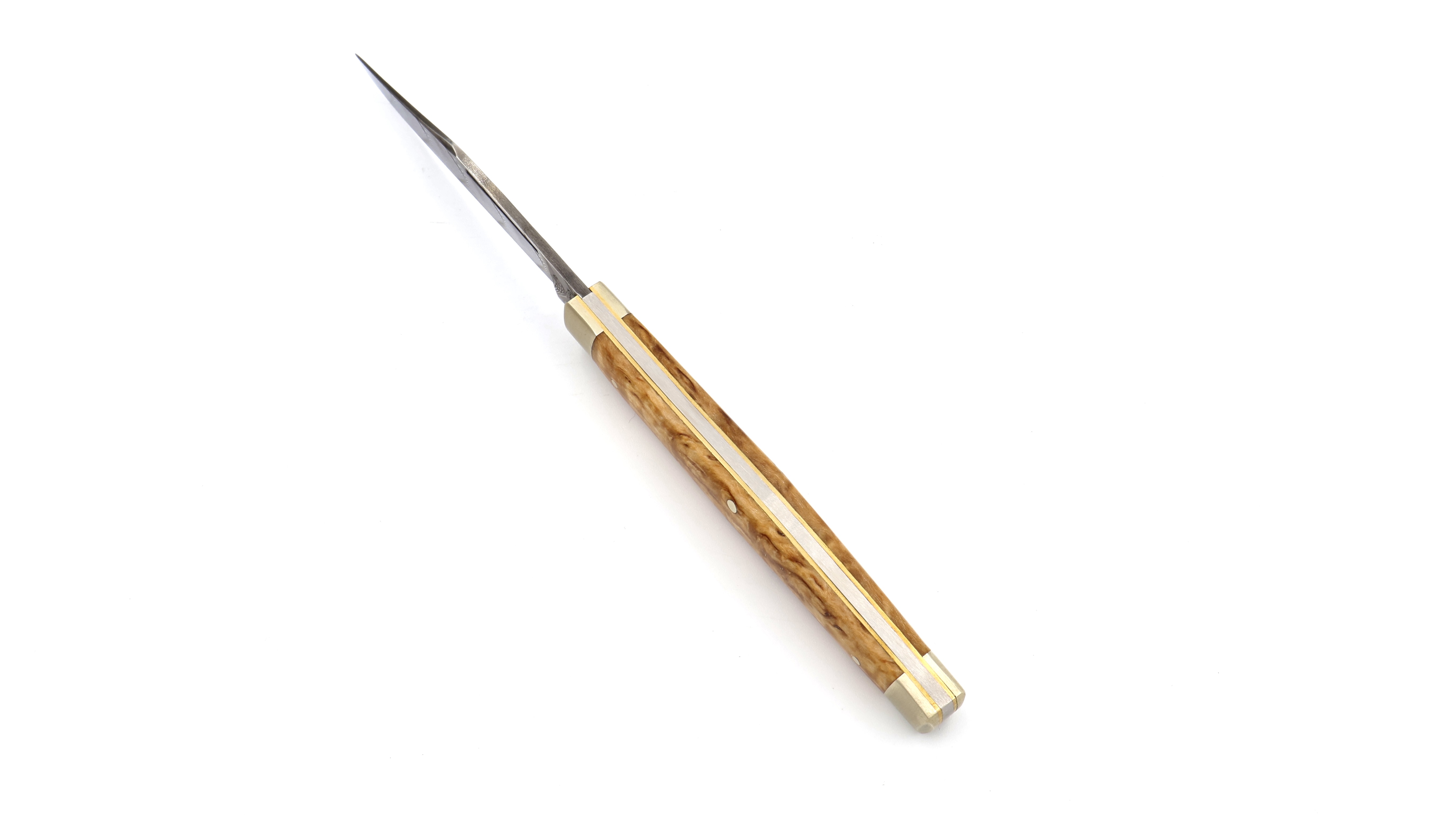 Robert Klaas Stockman Messer Maserbirke Fischgrät Damast DSC®