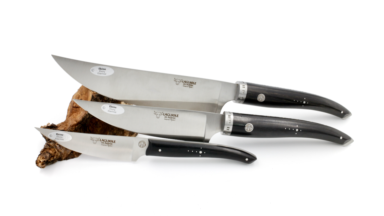 Laguiole en Aubrac Gourmet Chef knife Set of three