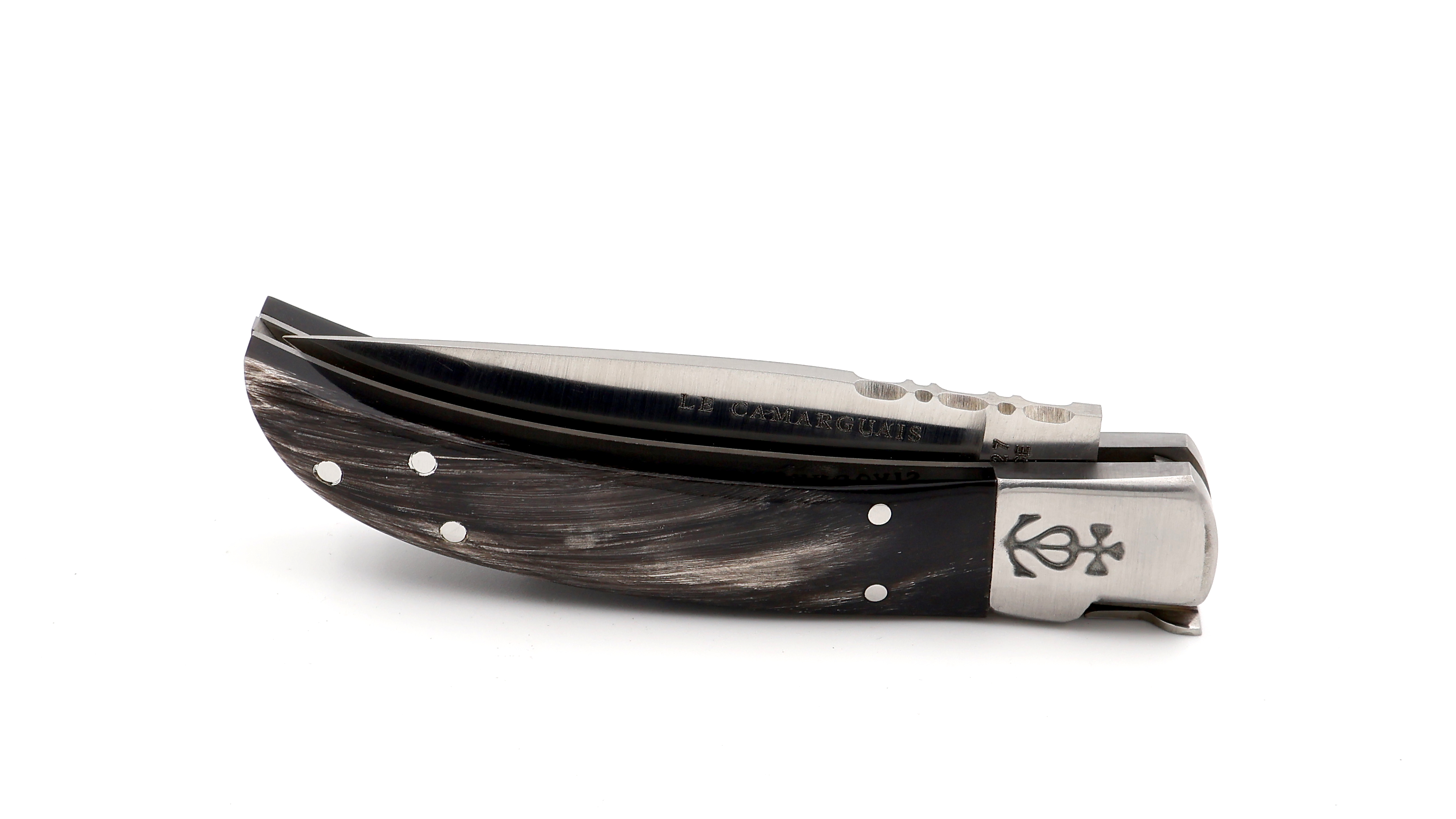 Le Camarguais knife buffalo horn 10 cm