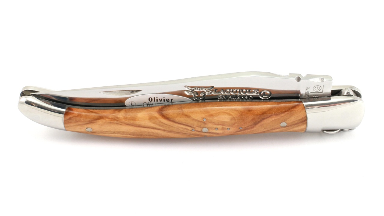 Laguiole en Aubrac Olive poliert 12 cm