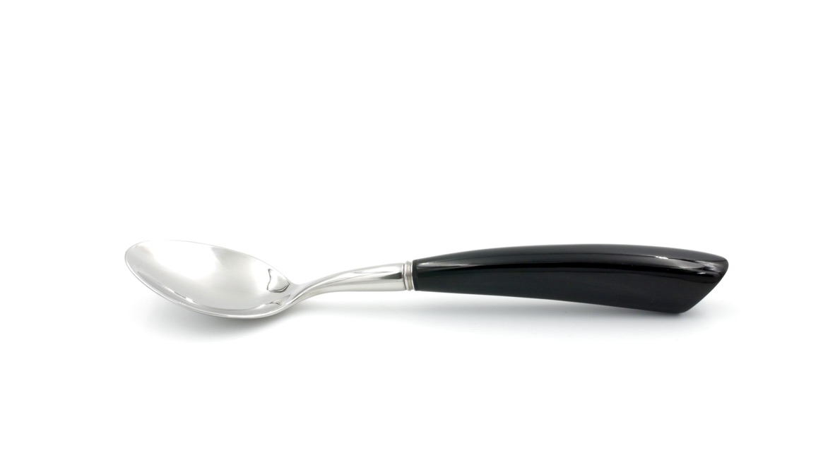 Saladini table spoon set of 6 buffalo horn 