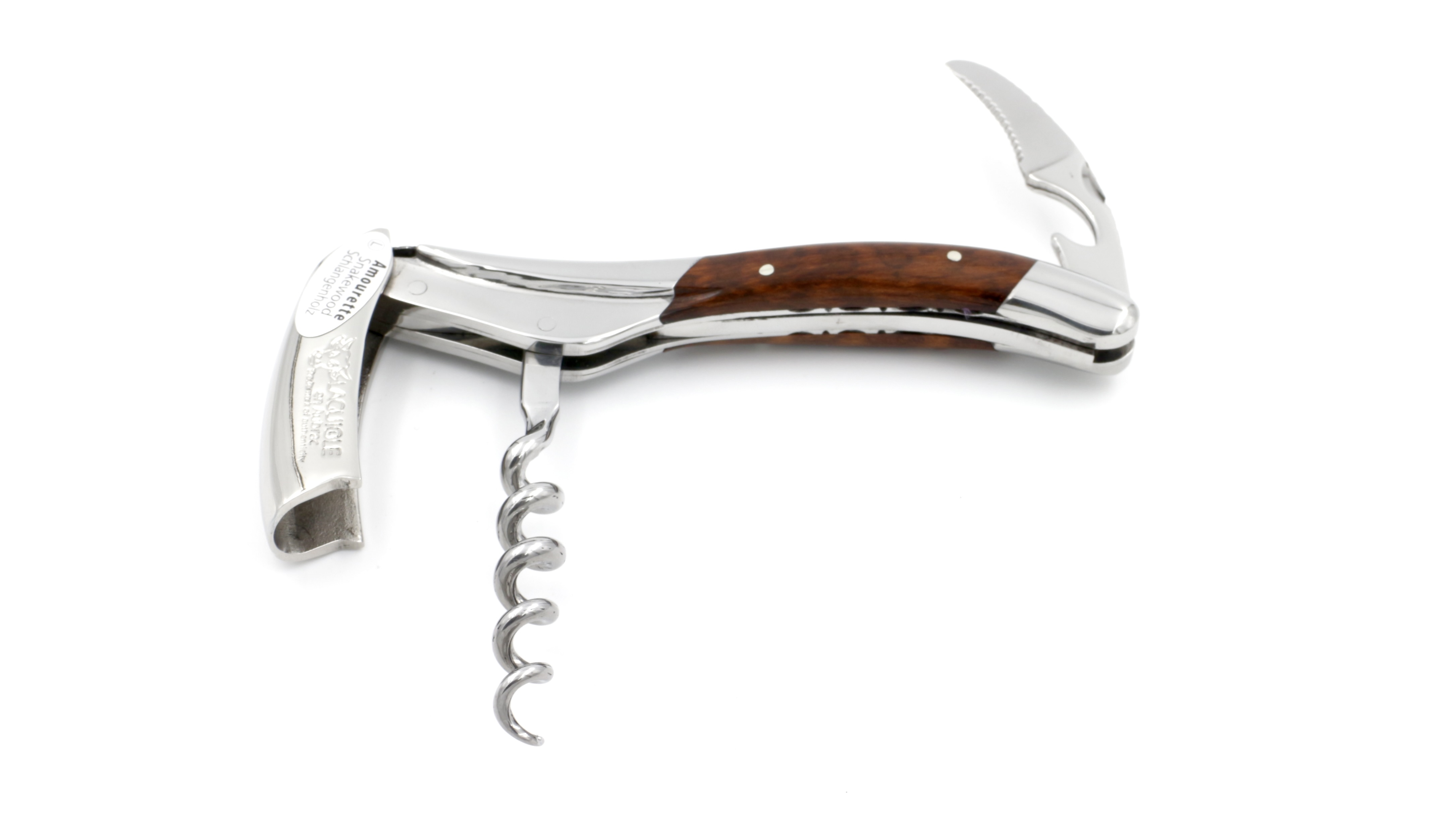Laguiole en Aubrac Laguiole Sommelier knife Amourette/Snakewood