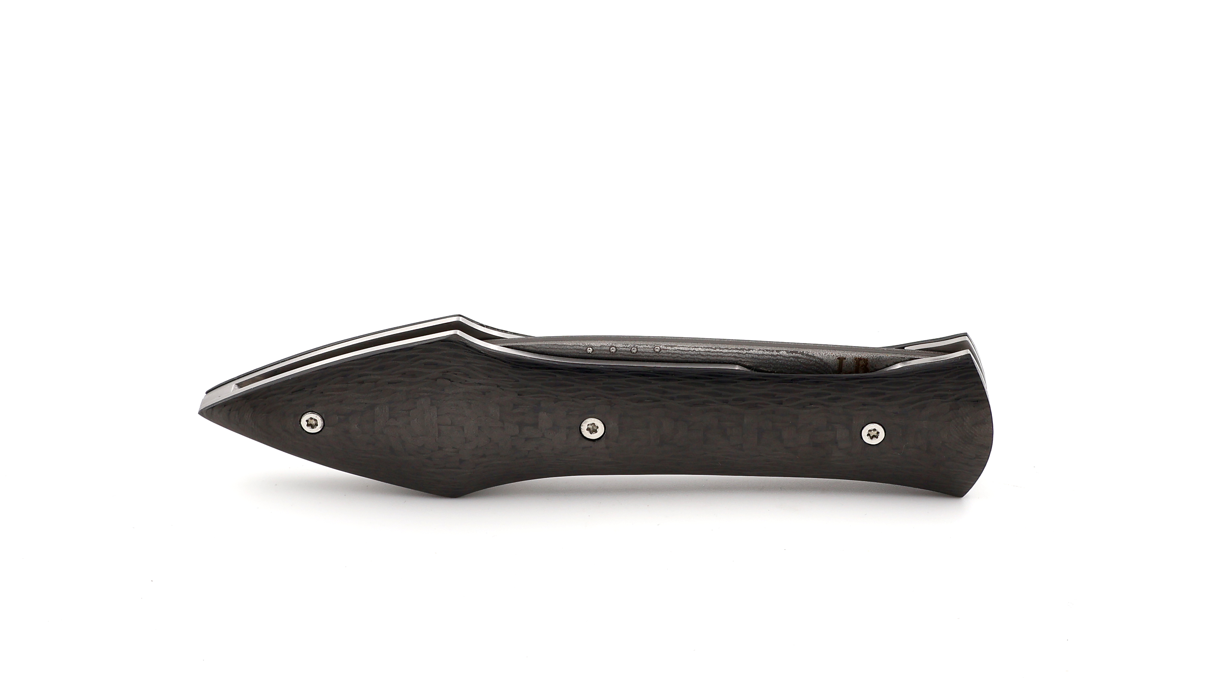 Laraud Blades L’Oegopsyde Carbon suminagashi VG10 damascus