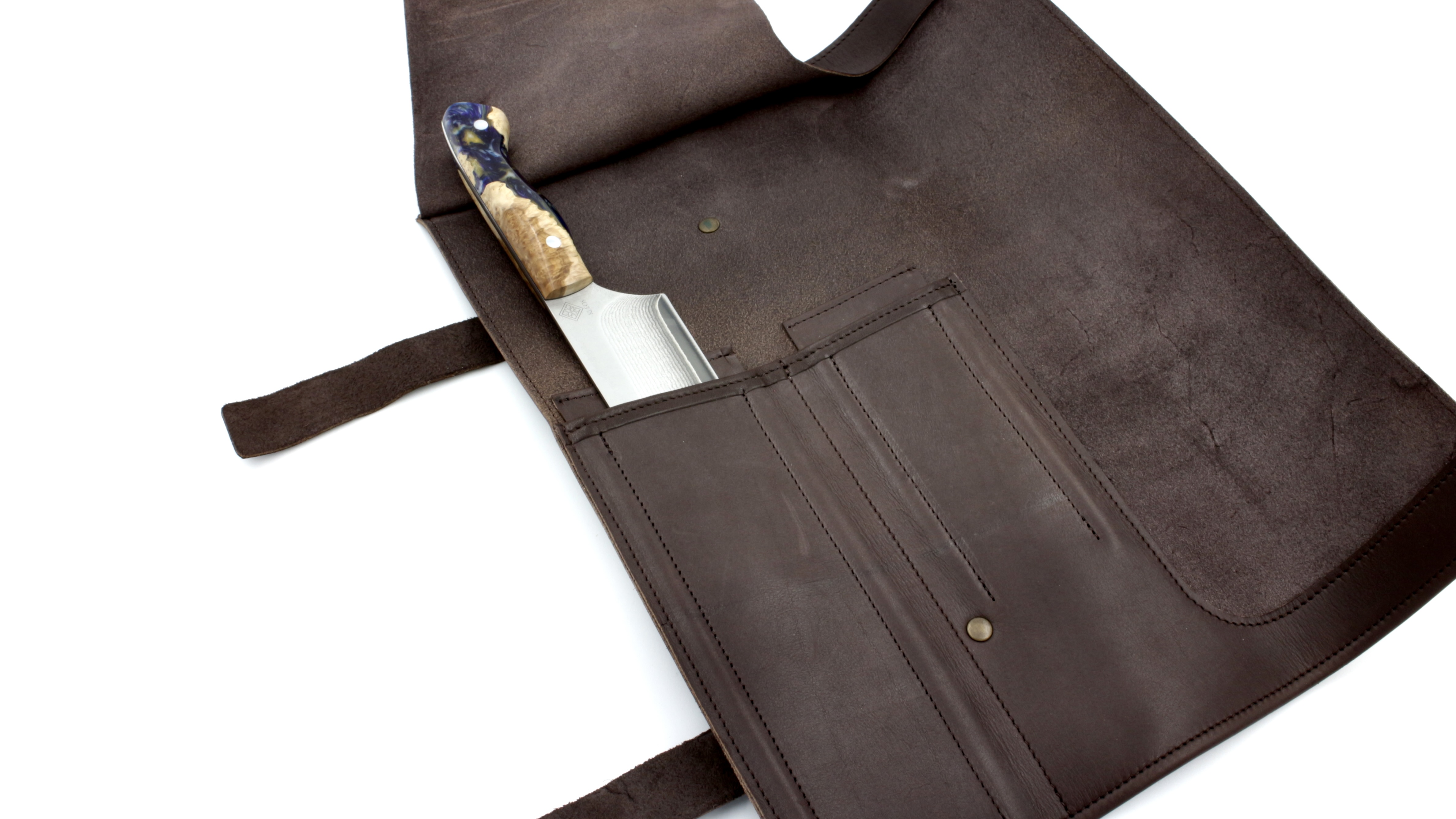 KLEOS Ledertasche für Kochmesser