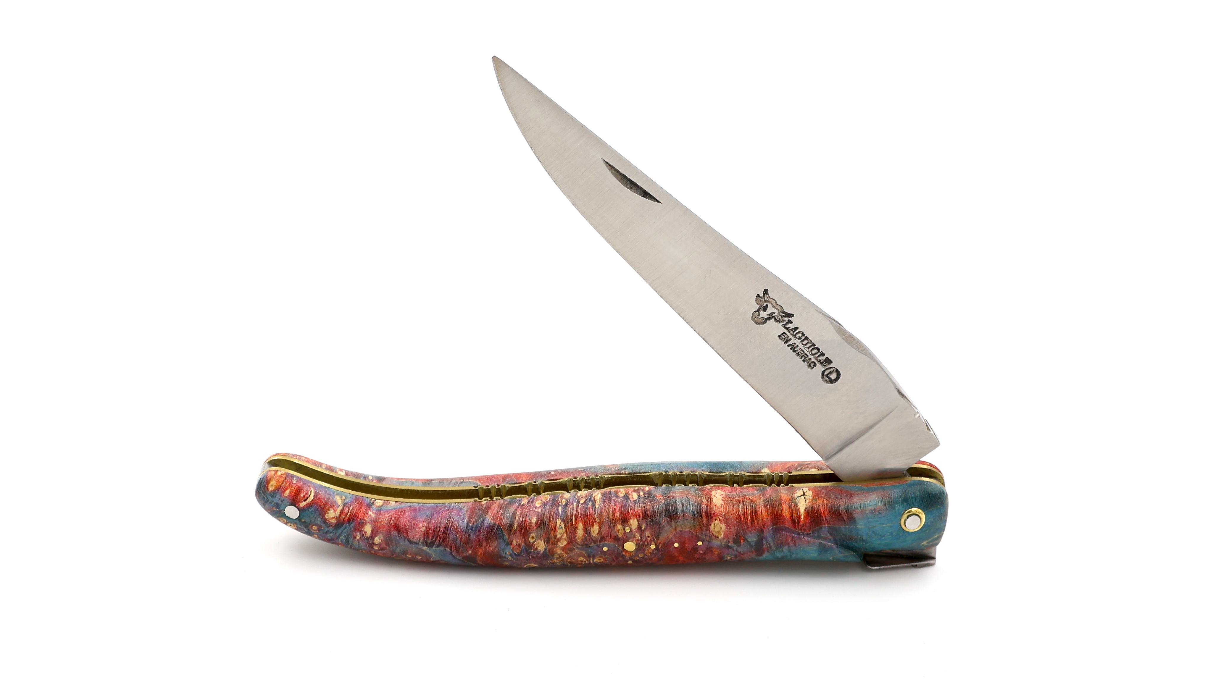 Laguiole en Aubrac Meisterstück Holunder Wurzelholz 12 cm