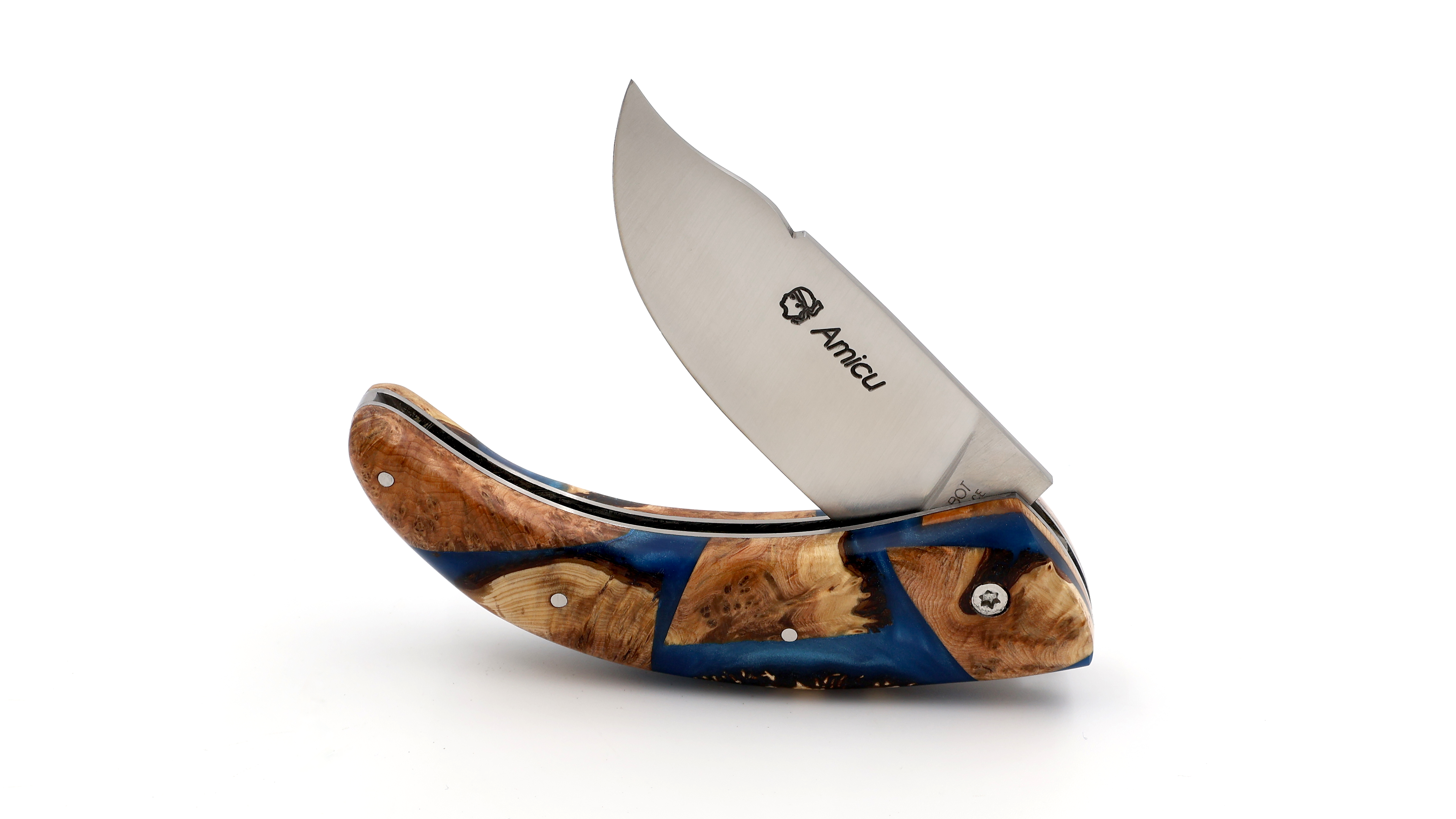 AU SABOT AMICU HYBRID corsican shepherd knife juniper 11 cm