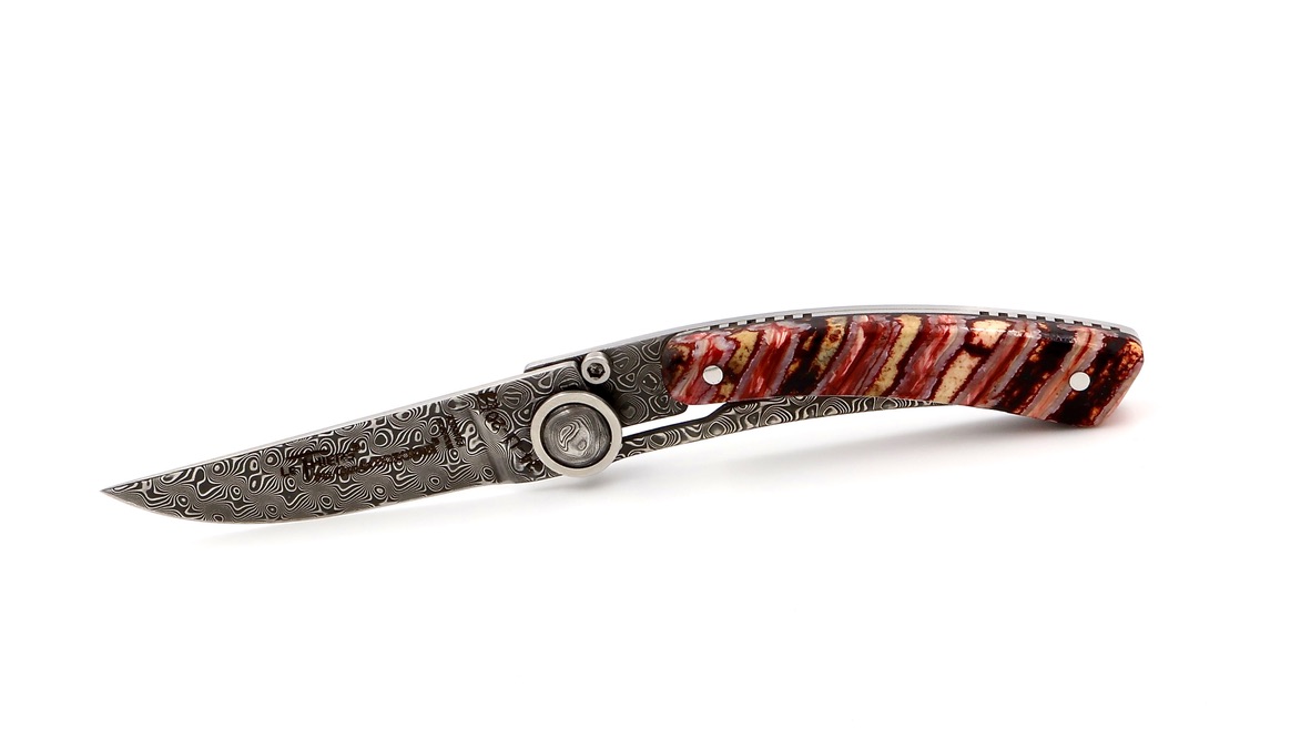 Claude DOZORME L'Atelier Thiers Liner Mammut Backenzahn Damastklinge  