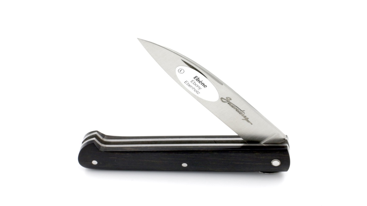 Sauveterre knife full handle ebony 9 cm