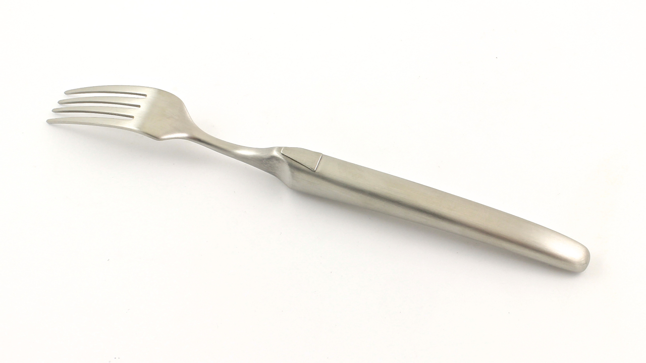 Laguiole en Aubrac stainless steel Steakfork Set of 6 mat
