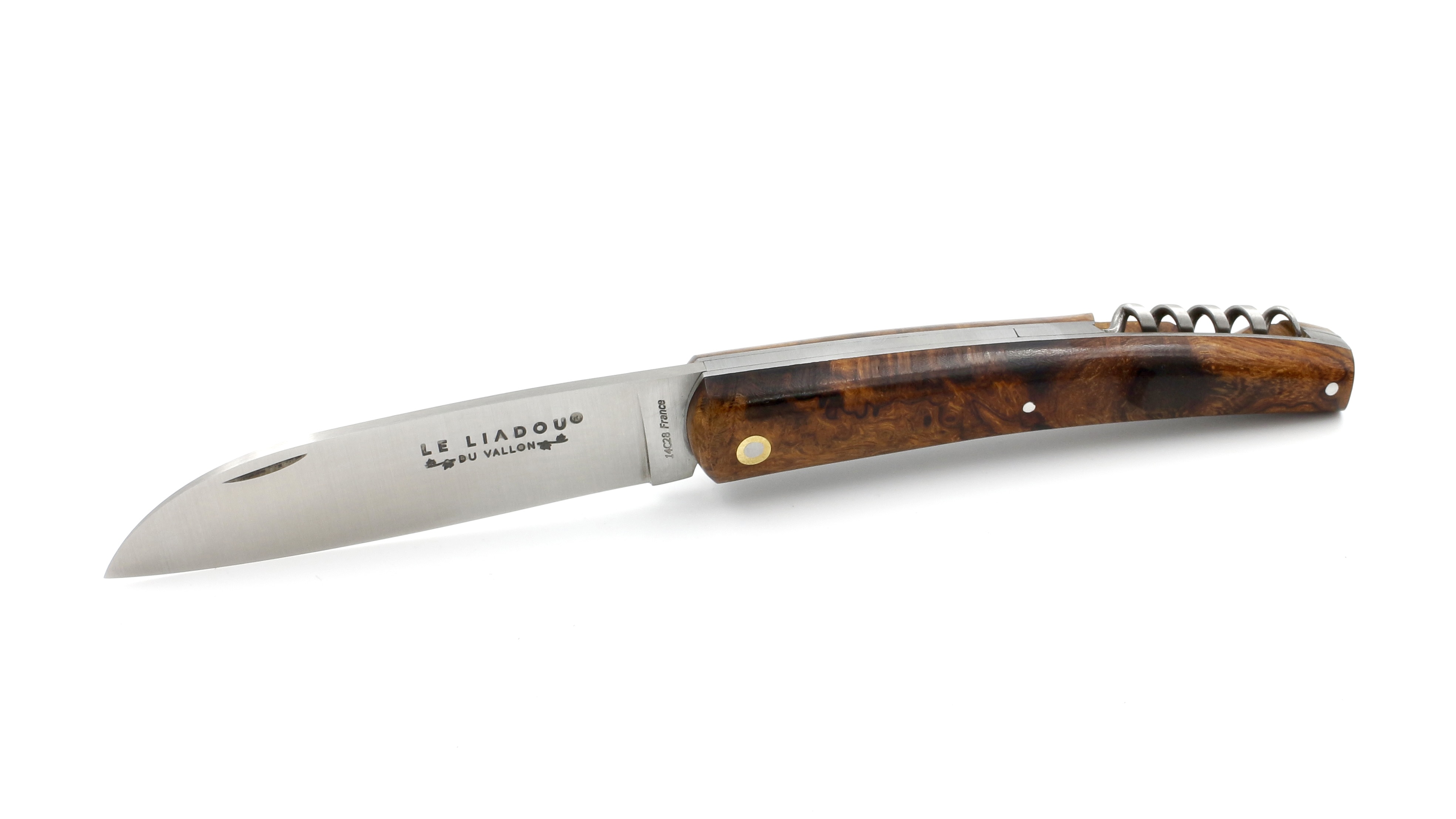 65FA9700-B3EE-4C13-810C-7D55B507CB54_1_201_a Liadou du Vallon Winzermesser Wüsteneisenholz mit Korkenzieher 12 cm
