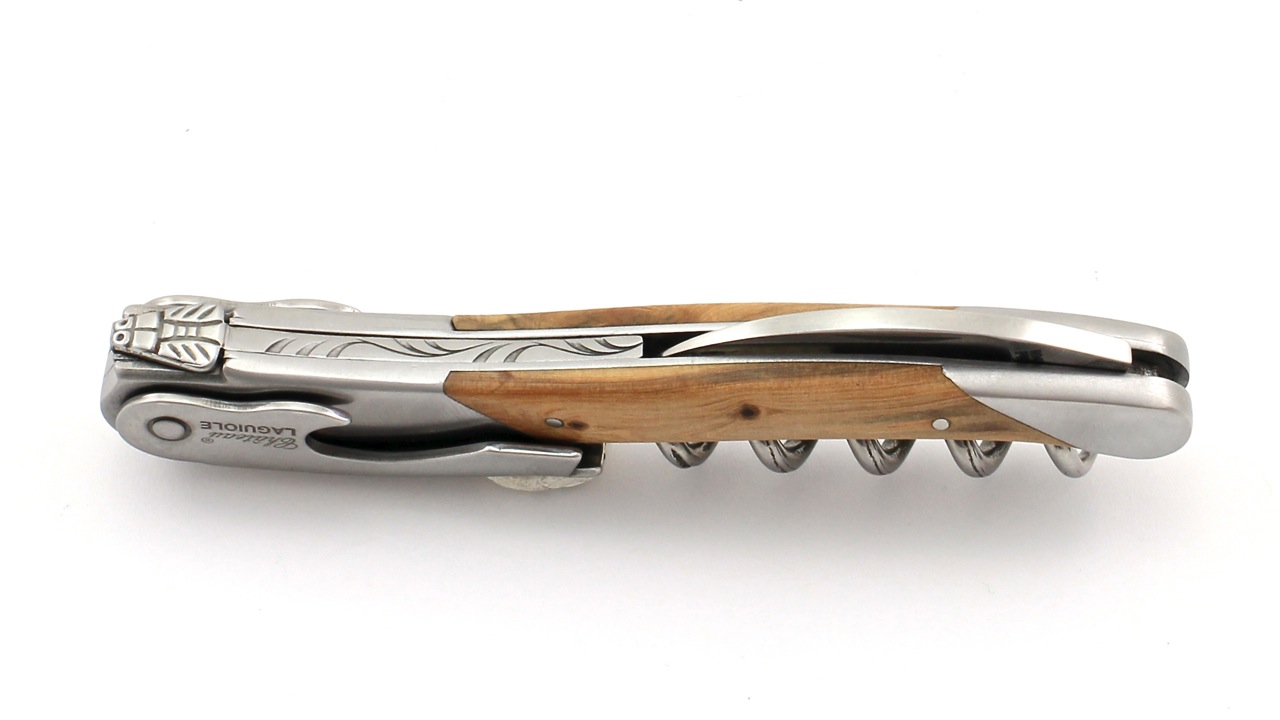 Château Laguiole wine opener GRAND CRU juniper wood